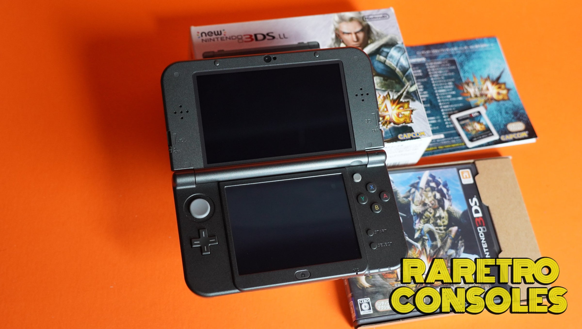 Dual IPS Nintendo New 3DS XL Monster Hunter 4G with Original Box