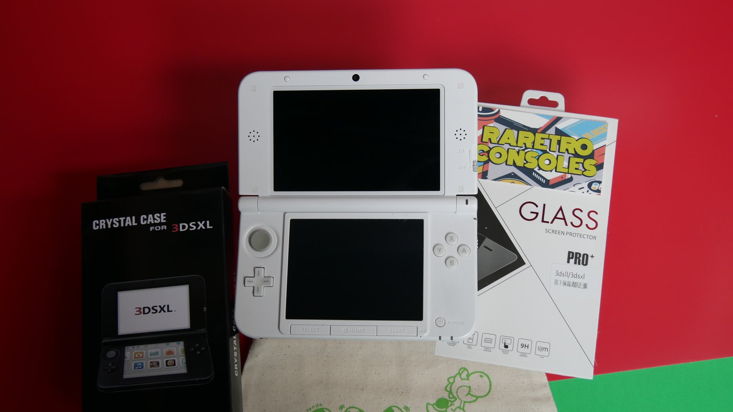 Nintendo 3DS XL Yoshi Limited Edition with box | Raretro Consoles