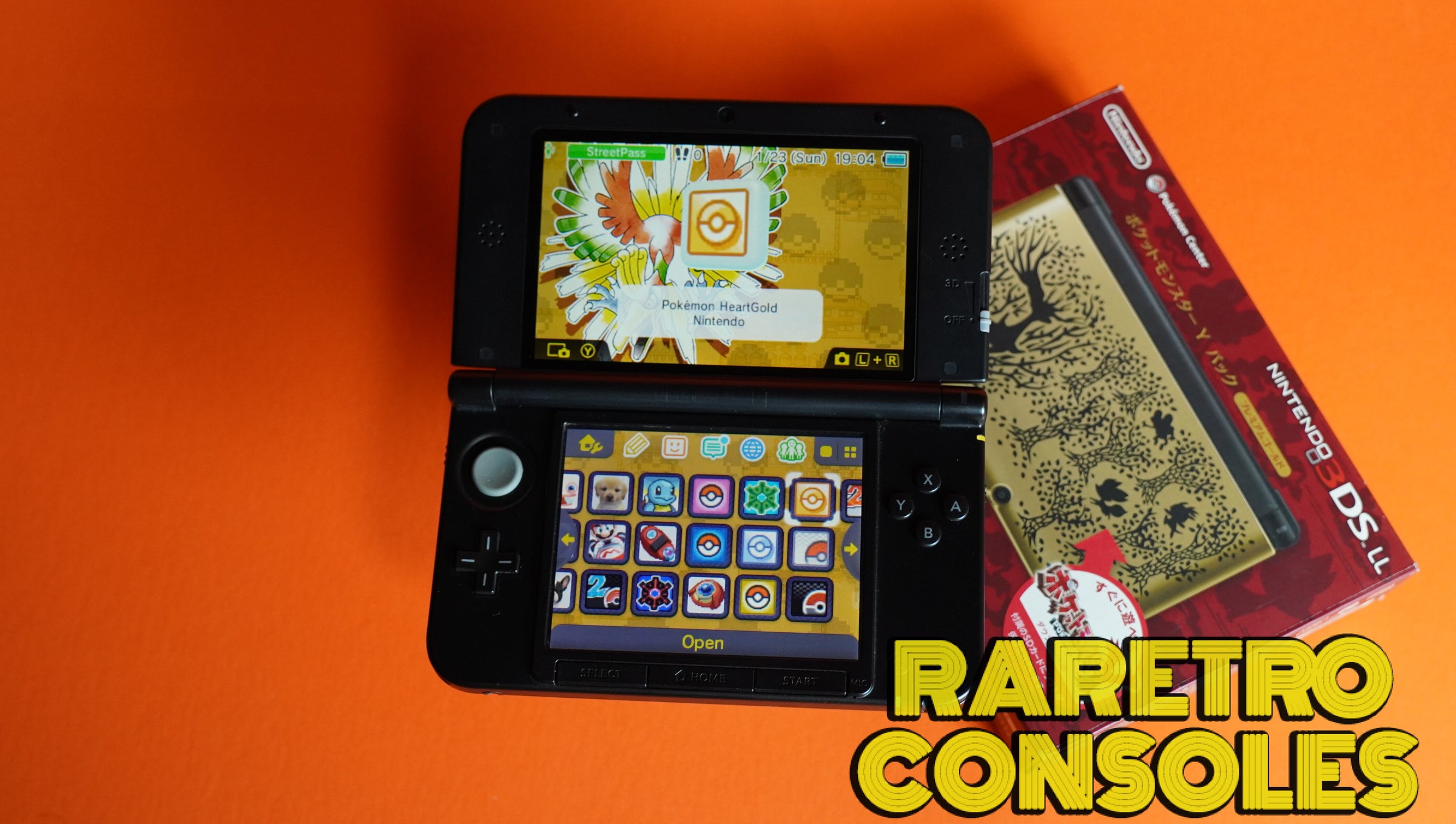 Nintendo 3DS XL Pokémon X Y Premium Gold with Red Box | Raretro 