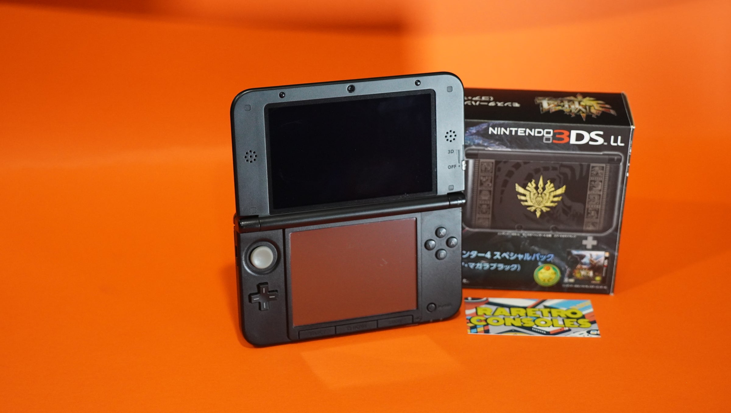 Nintendo 3DS XL Monster Hunter 4 Limited Edition With Box