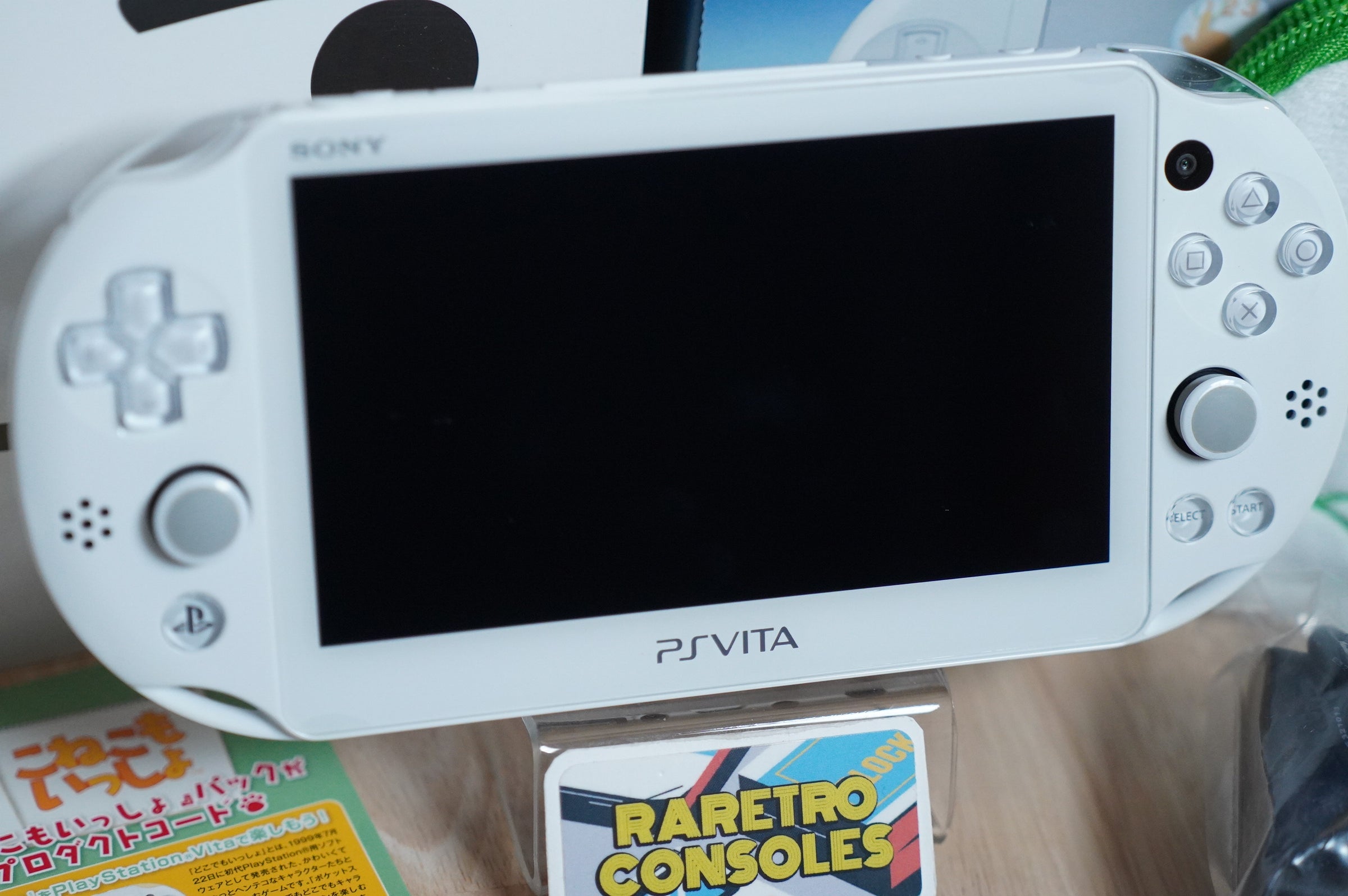 Playstation Vita 2000 Doko Demo Issyo White Console With Box