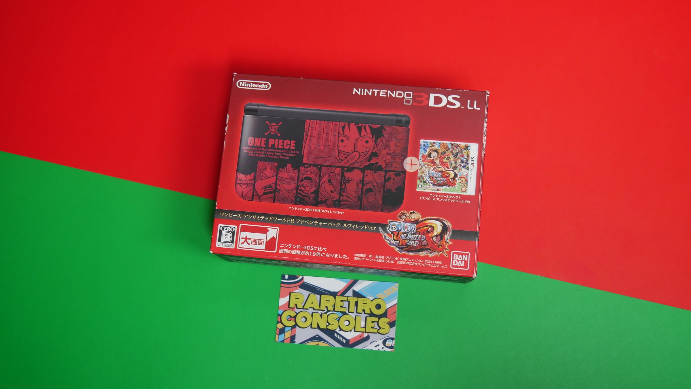 Nintendo 3DS XL One Piece Unlimited World Adventure Luffy