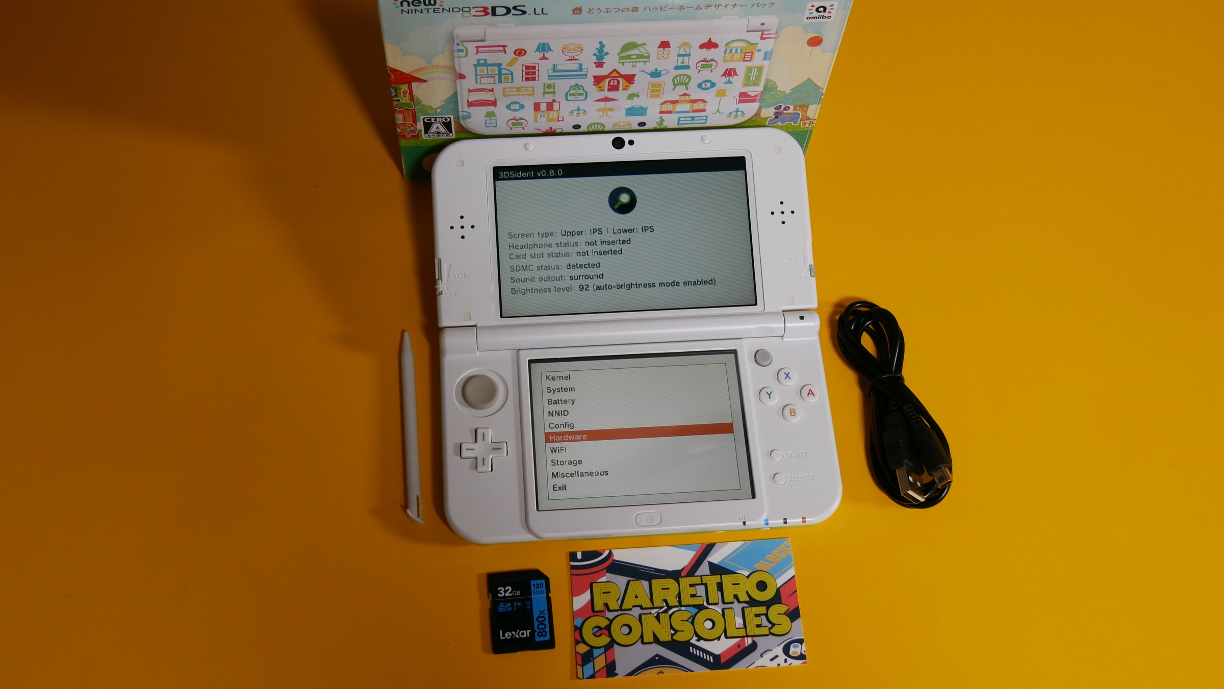 Dual IPS New Nintendo 3DS XL Animal Crossing Happy Home
