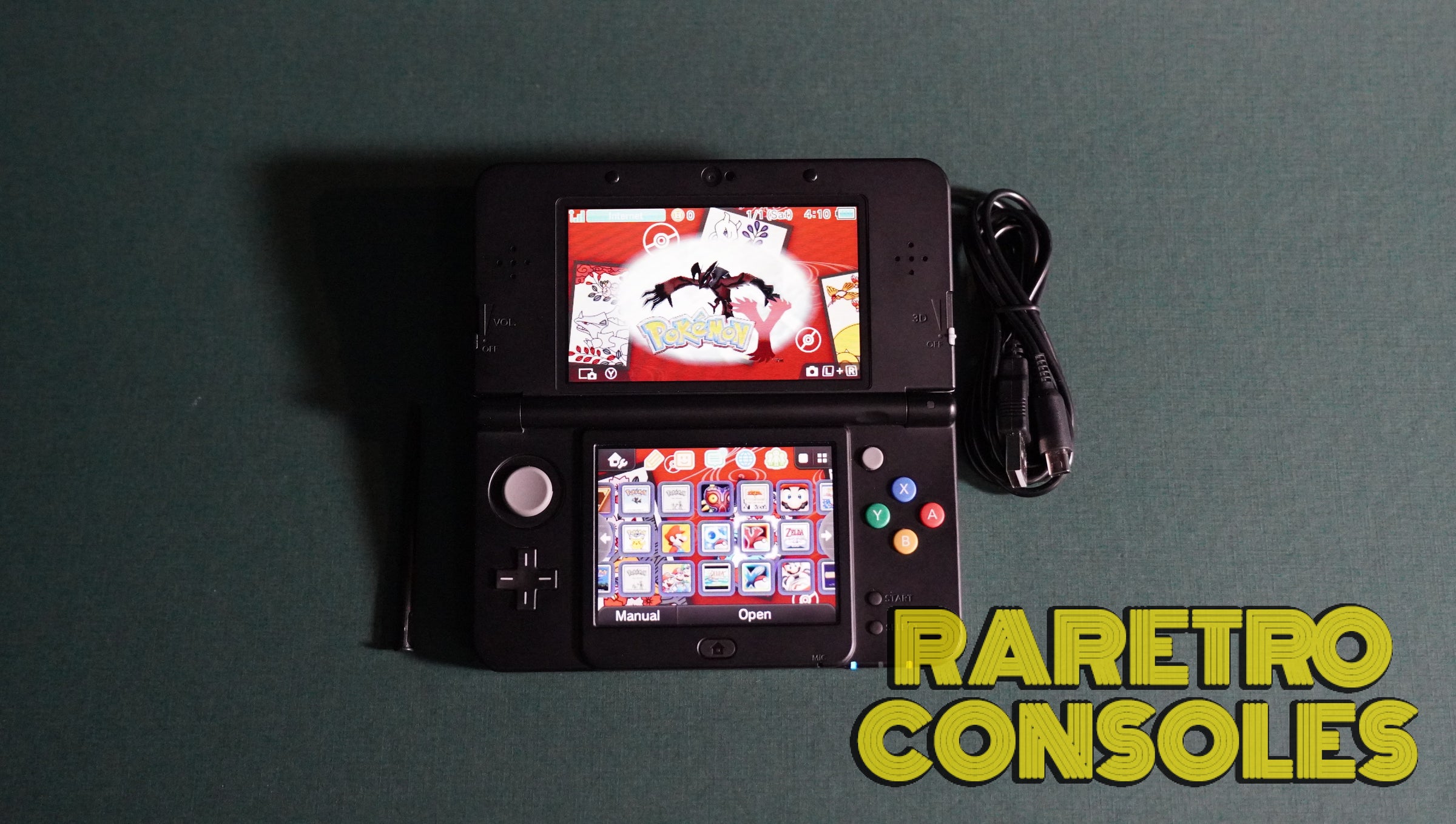New Nintendo 3DS with Custom Hanafuda Piranha Plant and Boo Plates