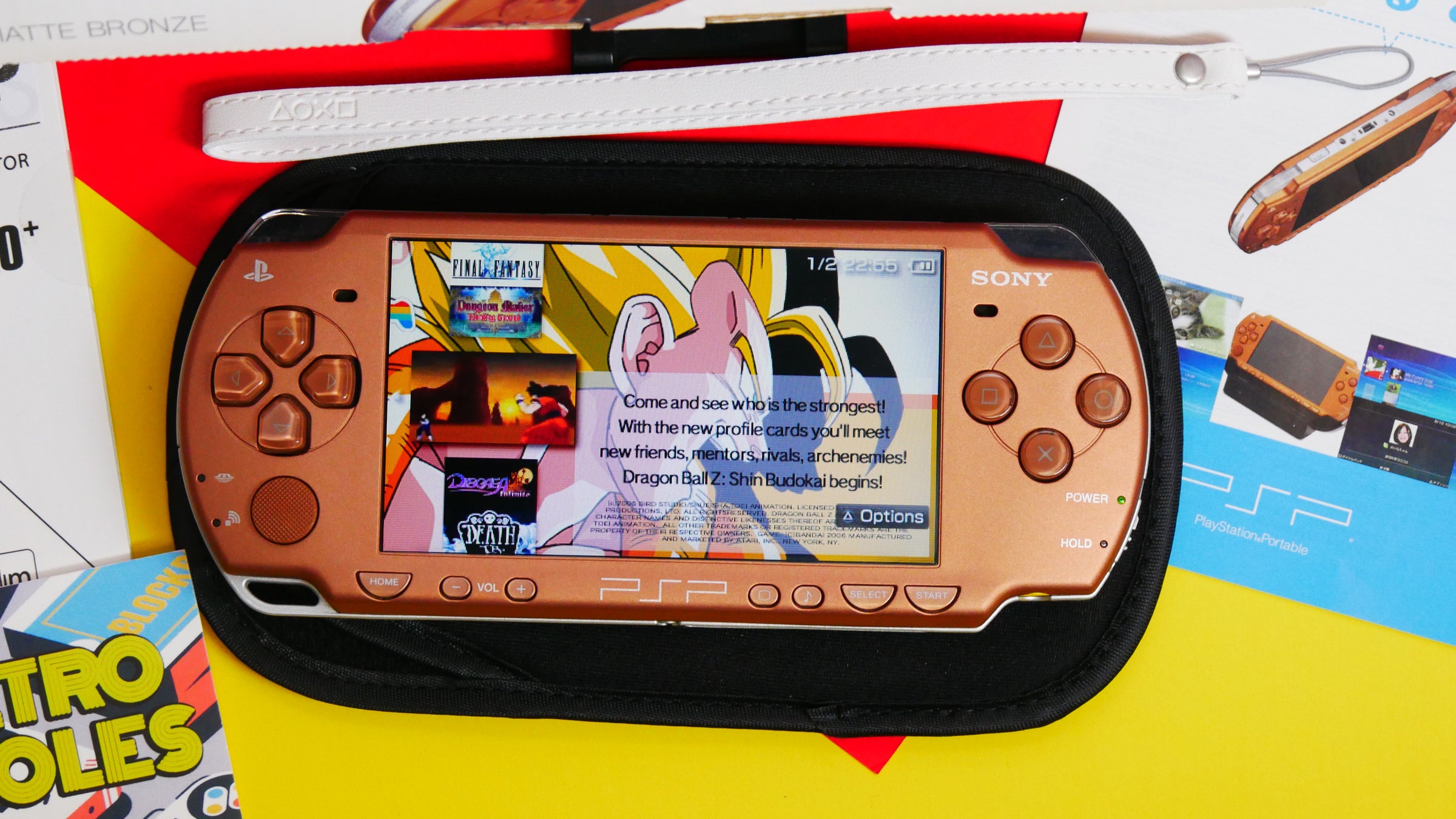 Sony PlayStation Portable PSP 2000 Matte Bronze with box | Raretro