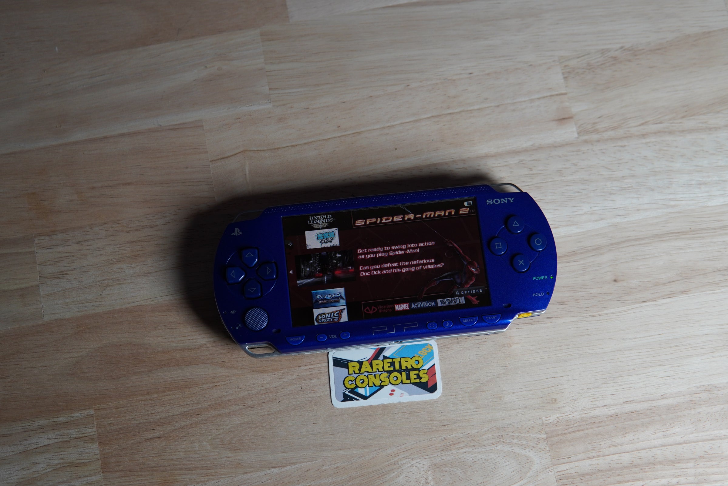 Sony PlaySation Portable PSP 1000 in Vibrant Blue | Raretro Consoles