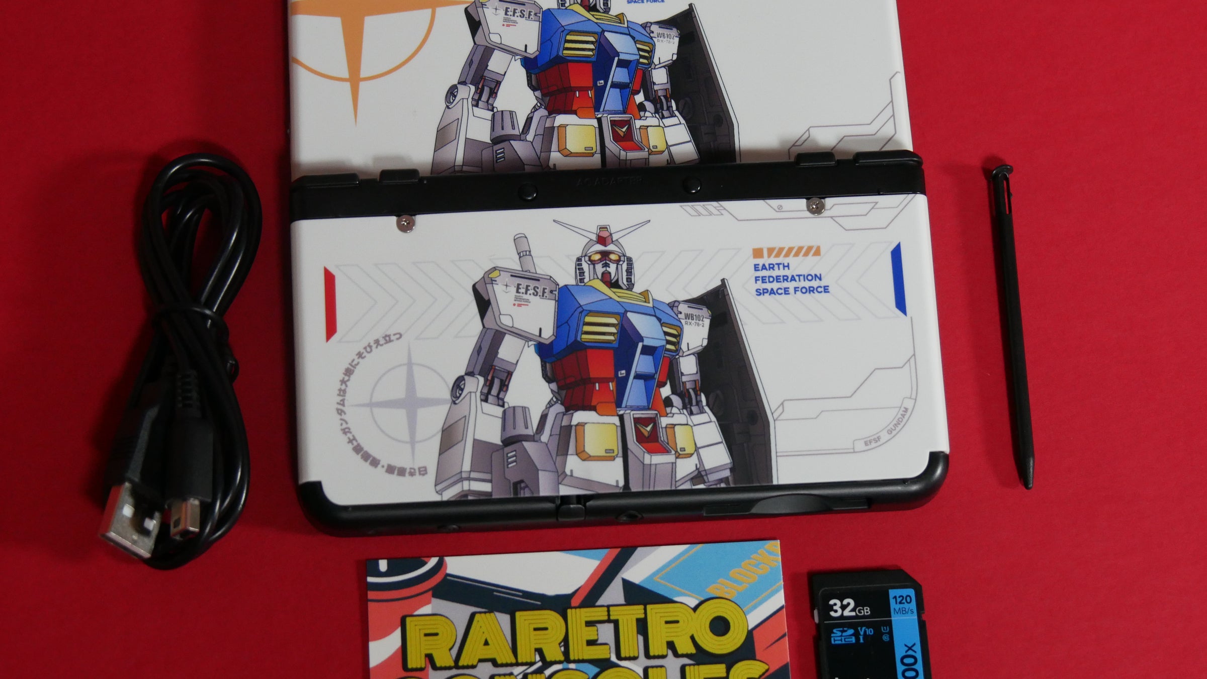New Nintendo 3DS With Custom Earth Federation Space Force Plates