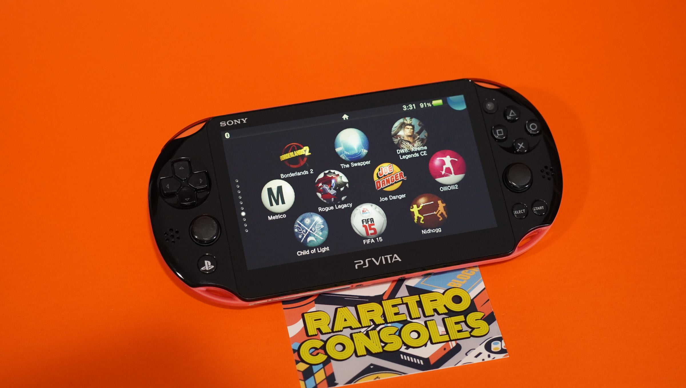 Pink x Black Sony PlayStation Vita Slim 2000 | Raretro Consoles