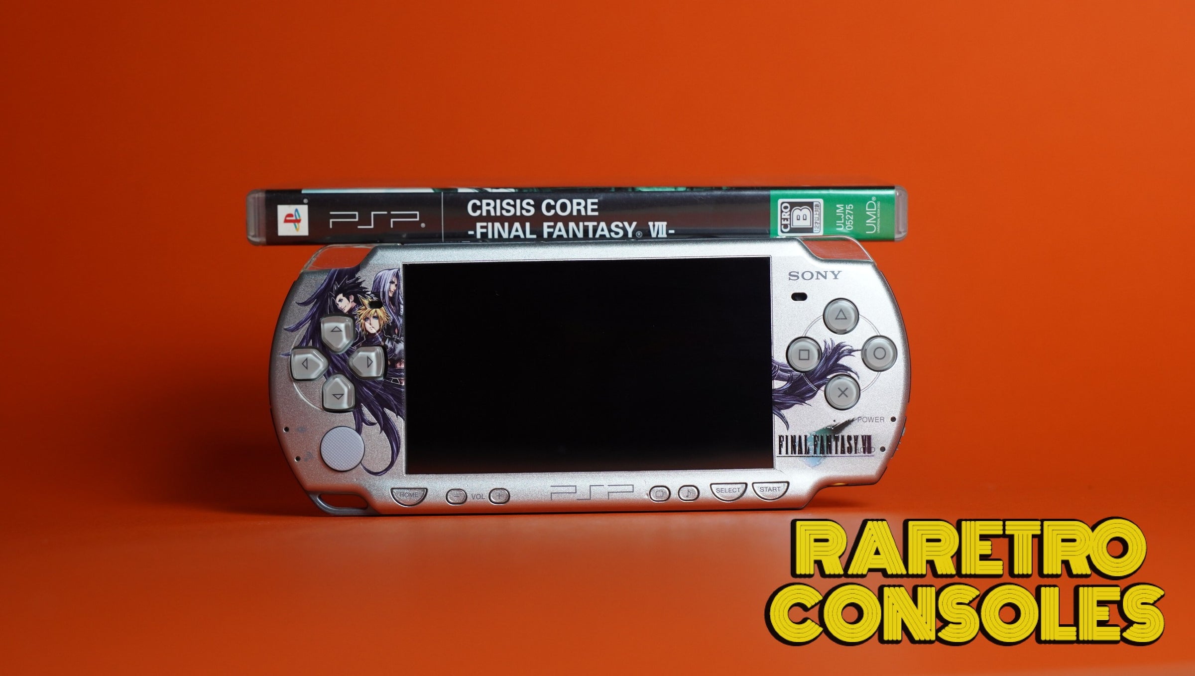Custom Final Fantasy 7 (VII) Cloud 25th Anniversary PSP 2000 (UV