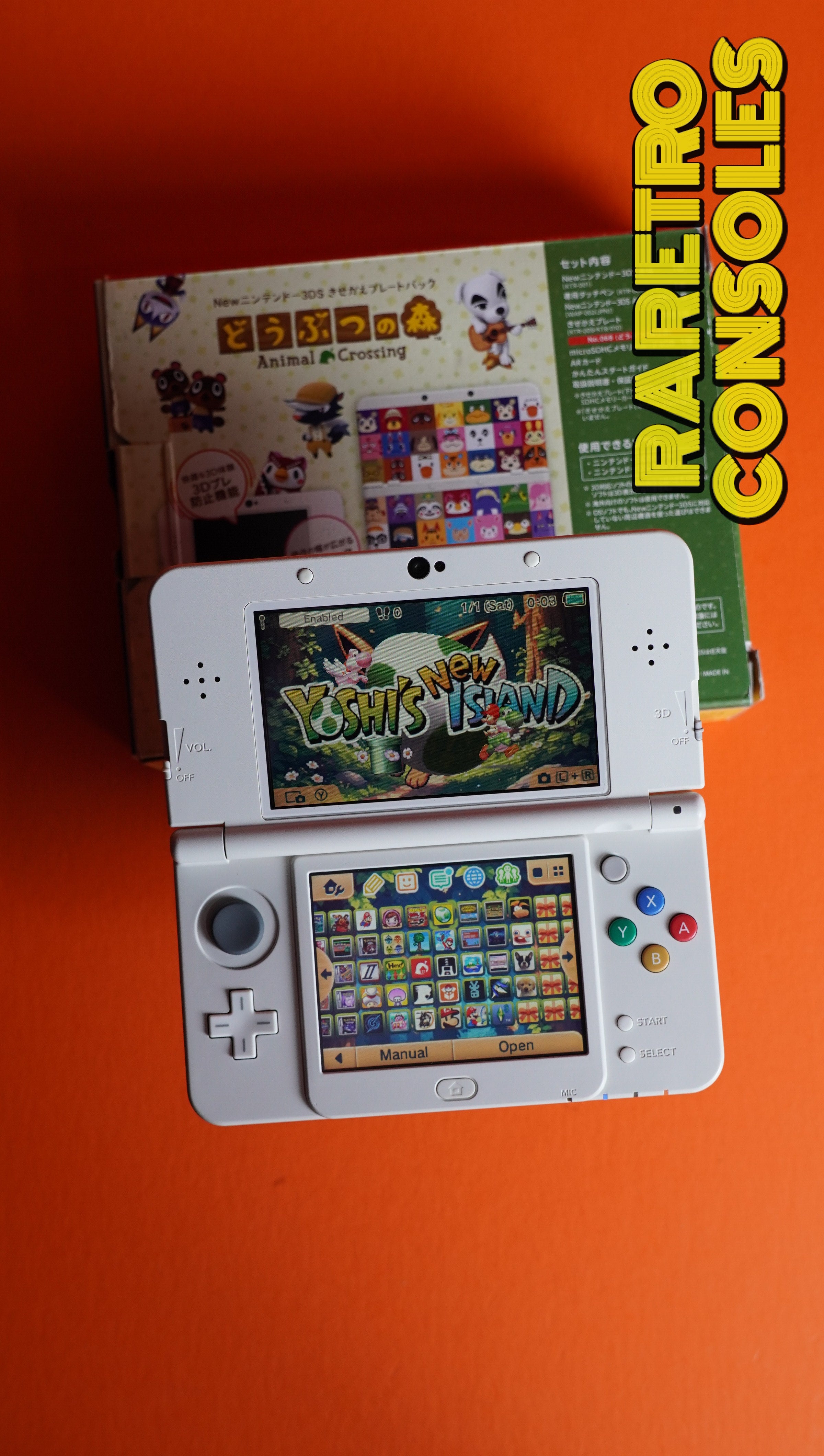 Animal Crossing New 3DS Pack with No. 068 Animal Crossing Tile