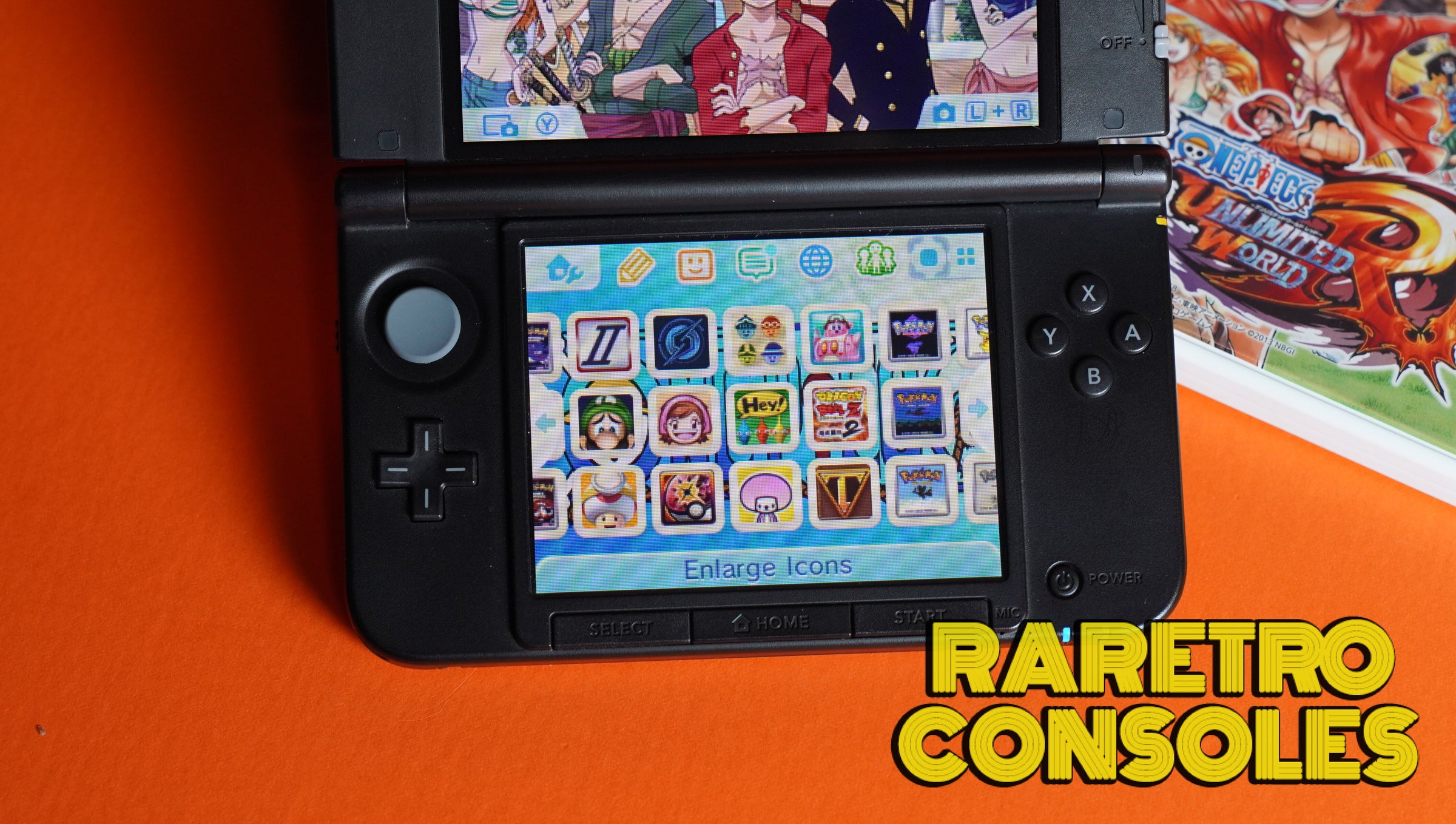 Nintendo 3DS XL One Piece Unlimited World Adventure Luffy Red With