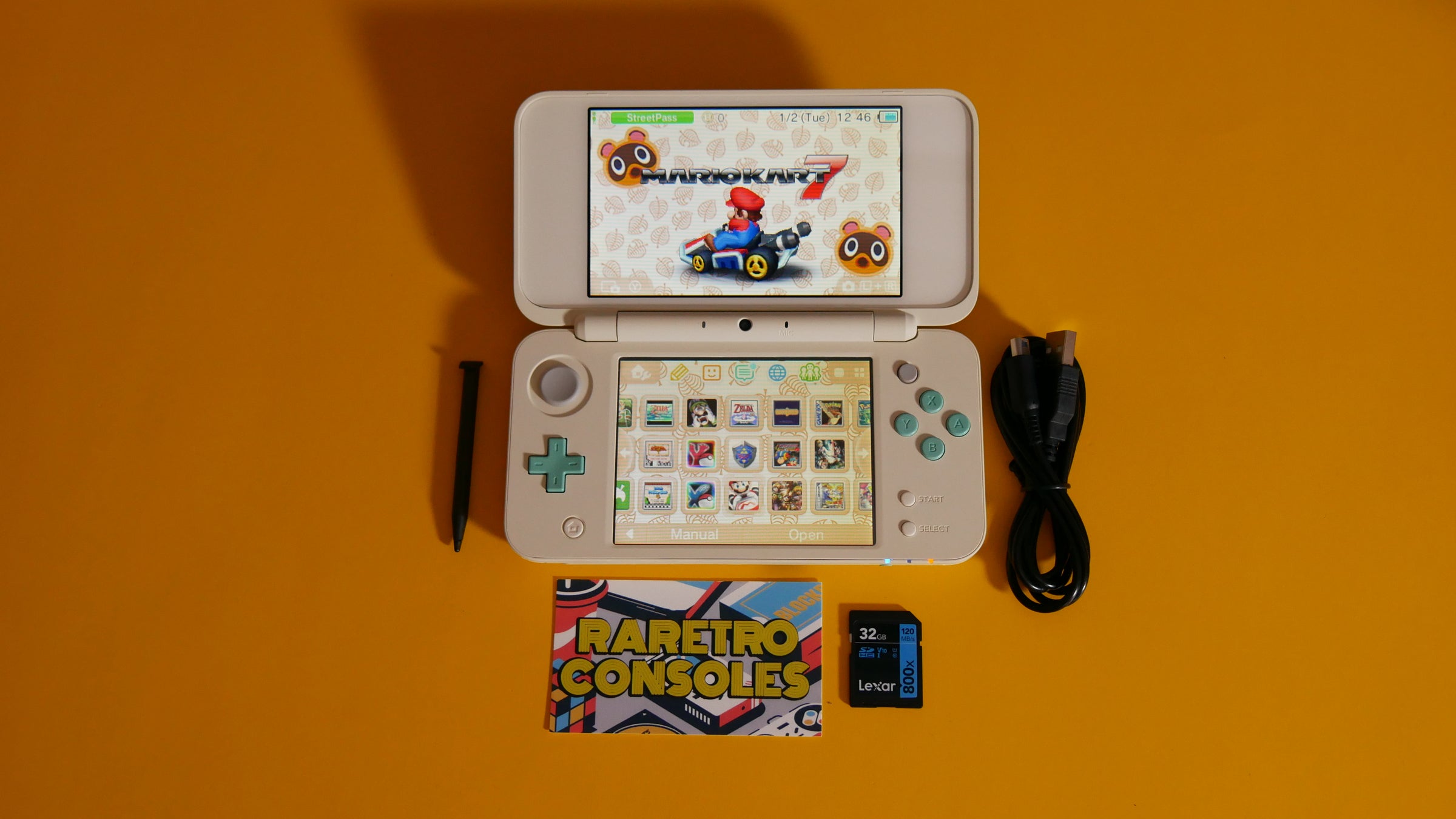 Animal Crossing: Happy Home Designer New Nintendo 2DS XL with box 