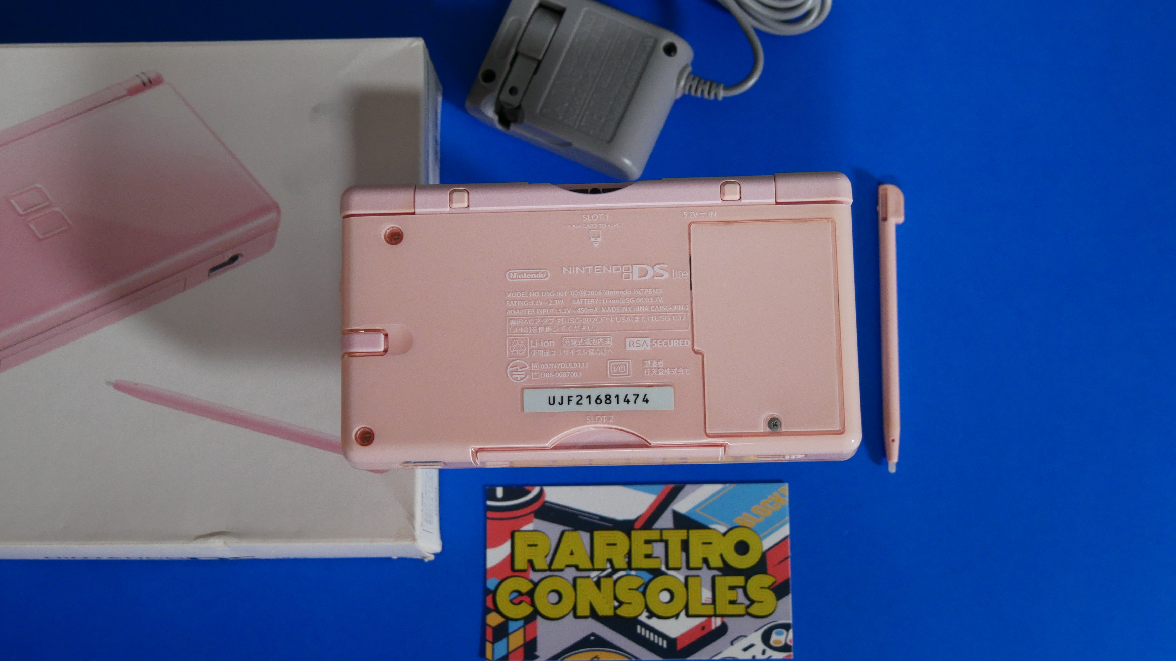 Nintendo DS Lite noble pink game Console japanese model w