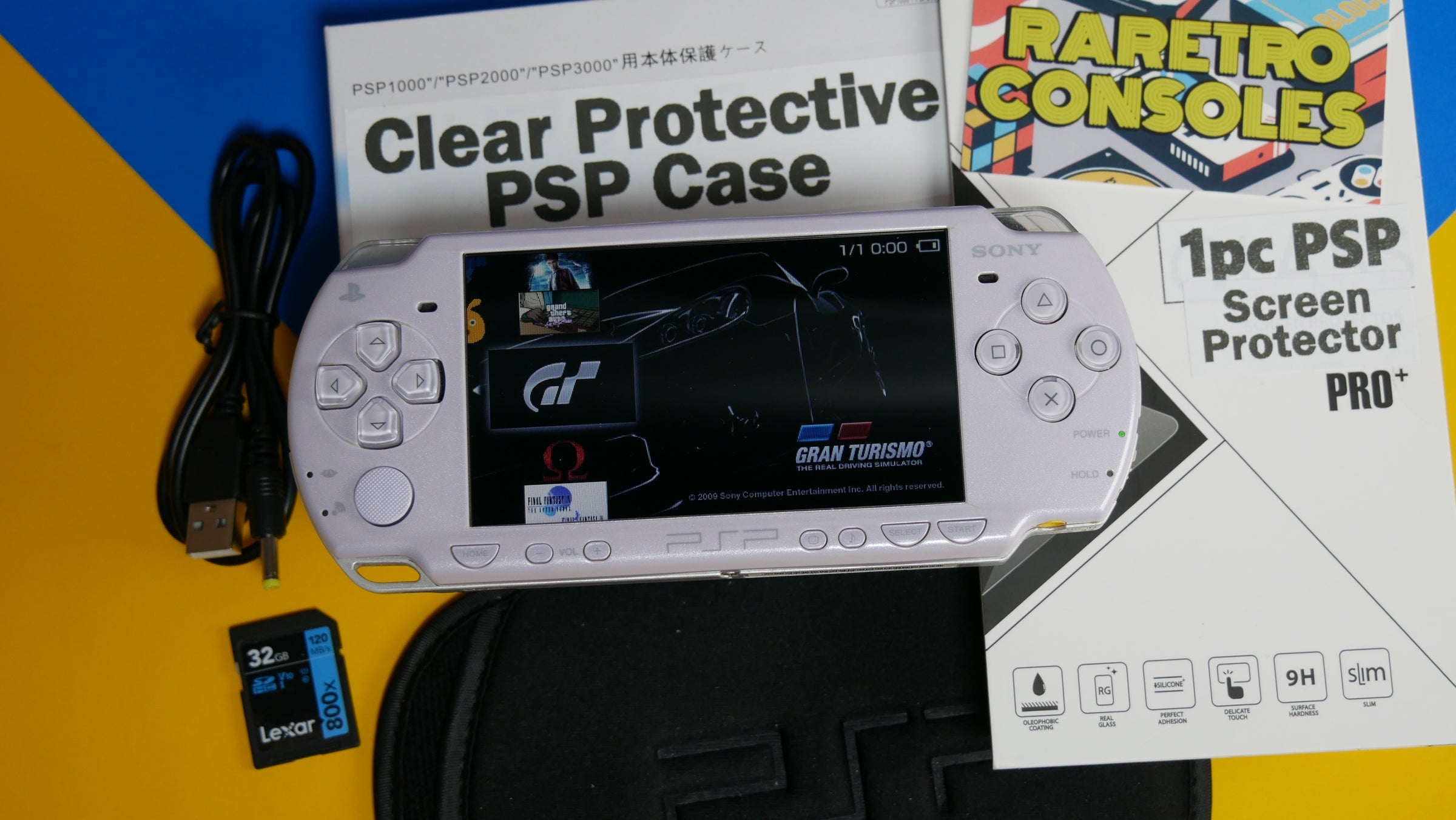Sony PlayStation Portable PSP 2000 Lavender Purple | Raretro