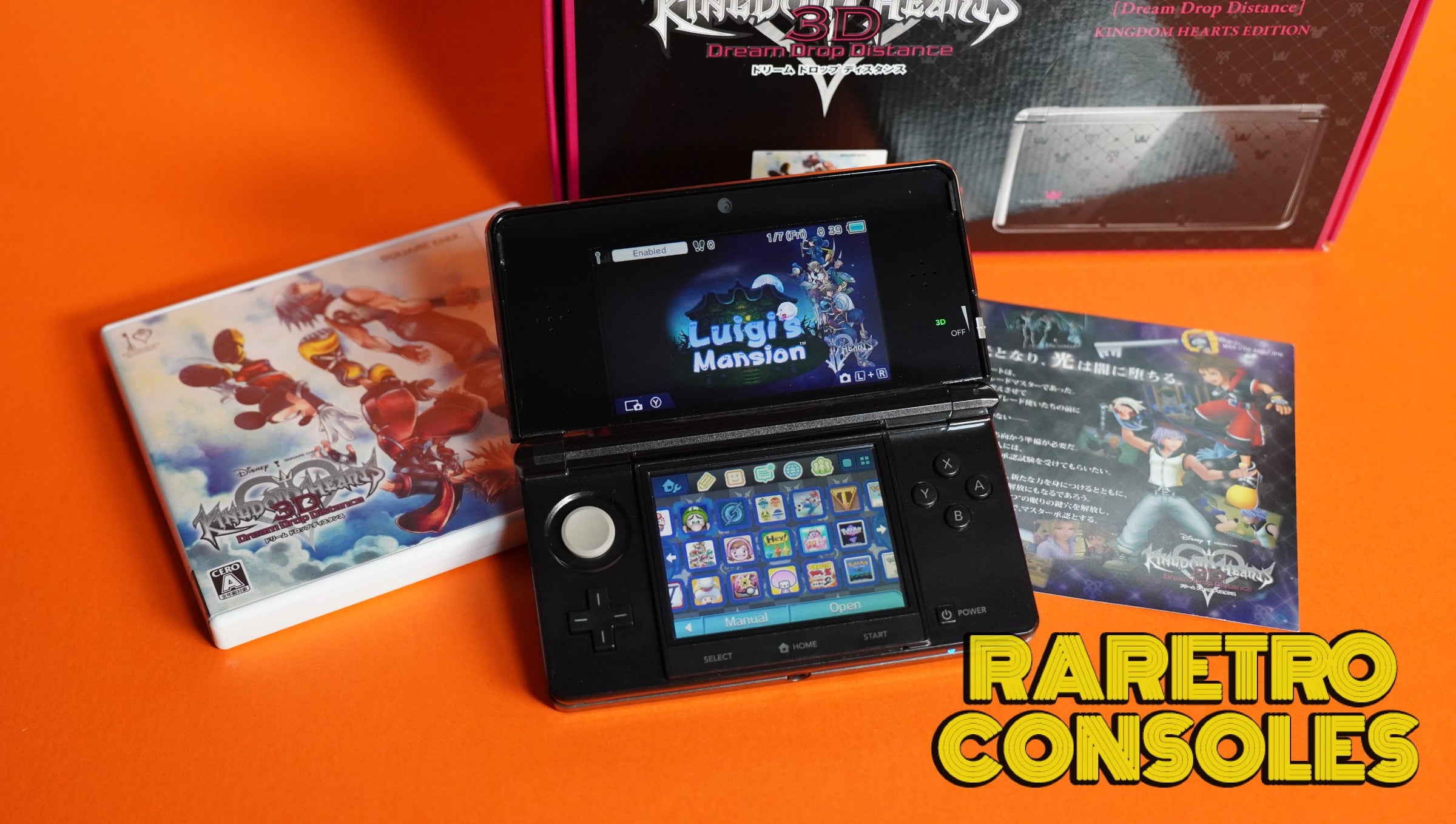 Nintendo 3DS Kingdom Hearts 3D Dream Drop Distance Console with