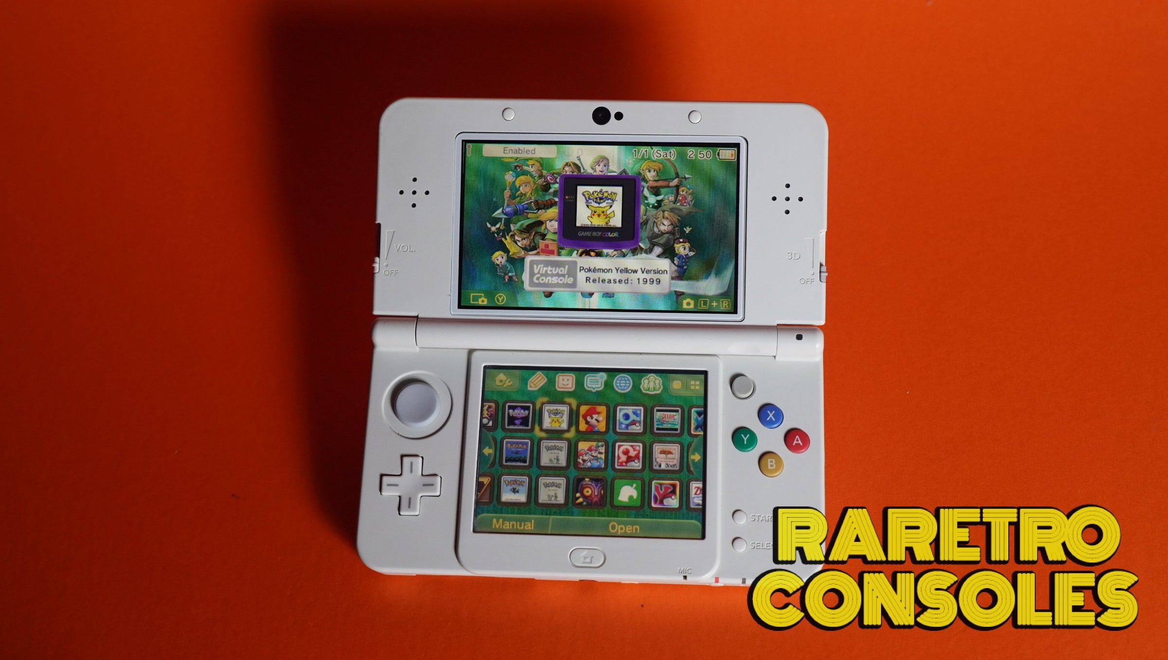 New Nintendo 3DS with Custom Legend of Zelda Plates | Raretro Consoles