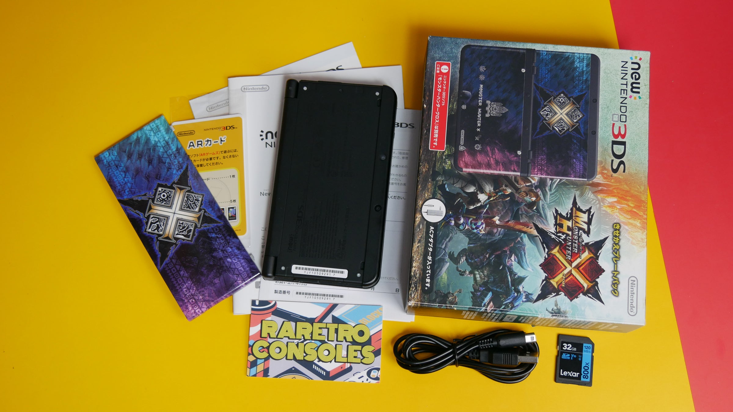 New Nintendo 3DS Special Edition Monster Hunter X with Box
