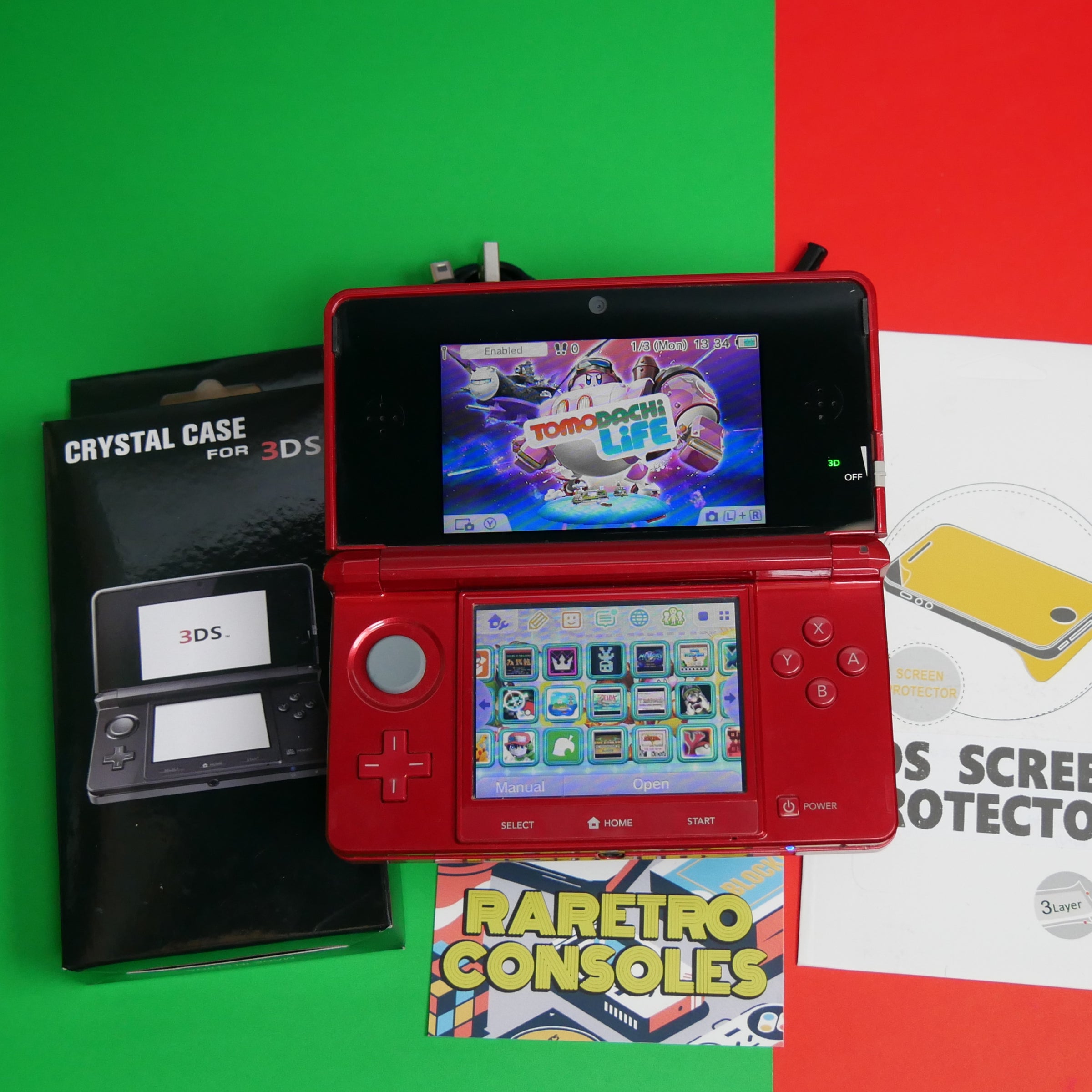 3DS メタリックレッド 任天堂3DSがメタリックレッドで新登場！今すぐチェックしよう