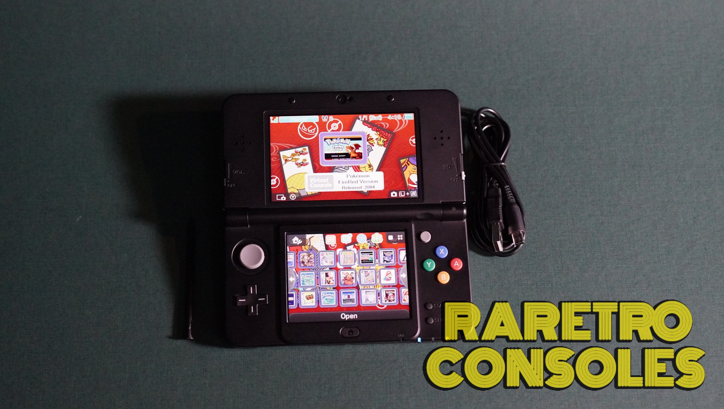 New Nintendo 3DS with Custom Hanafuda Piranha Plant and Boo Plates