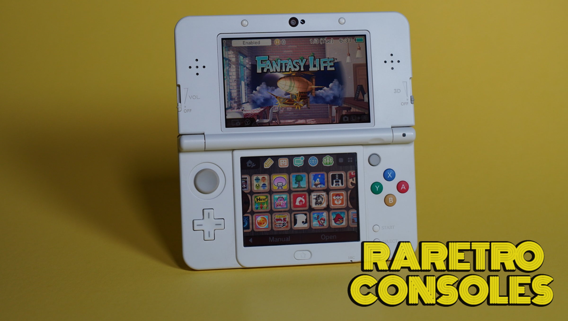 New Nintendo 3DS With No. 075 Mickey Mouse Comic Plates