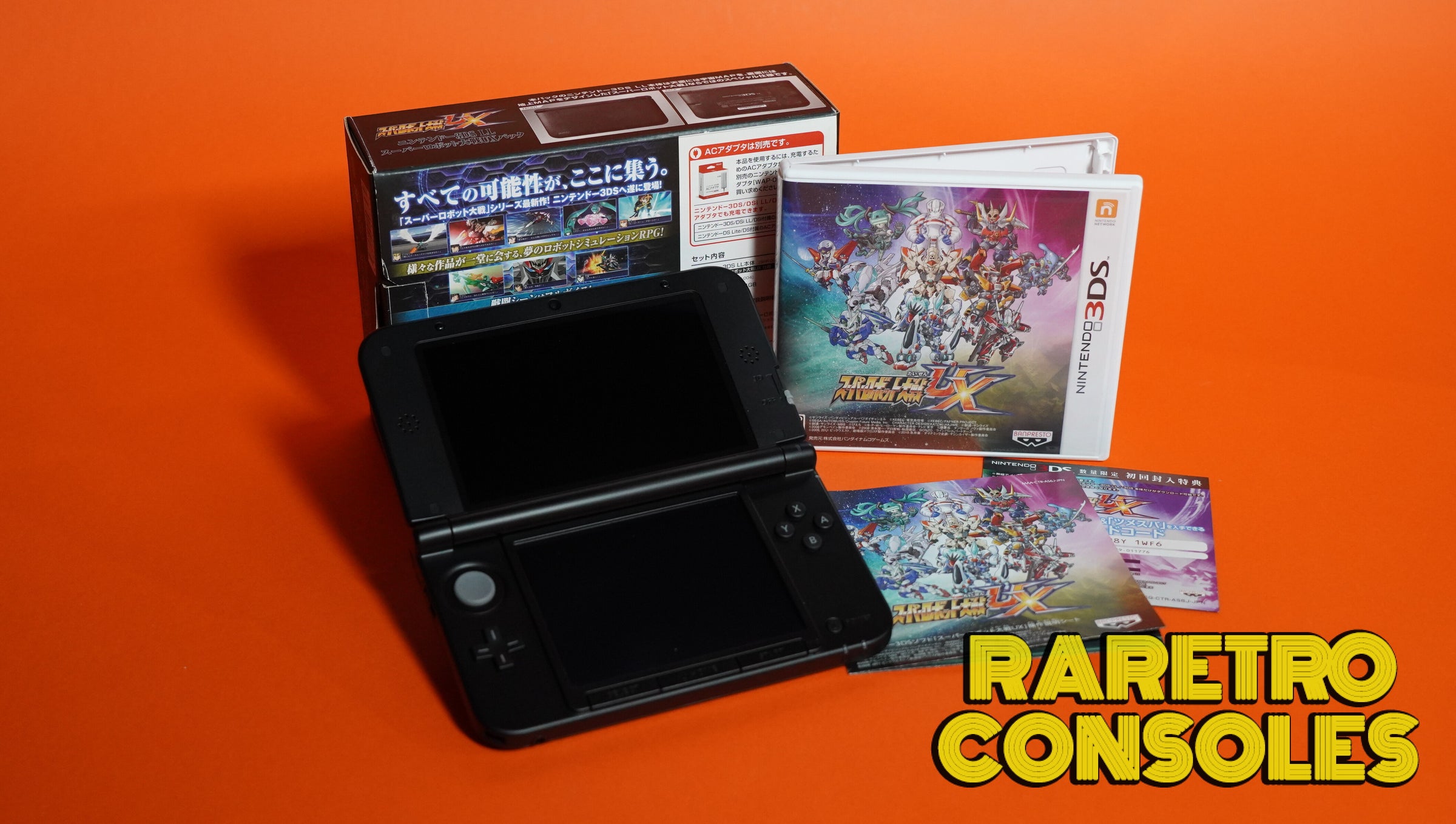 3DS・DSソフト Nintendo 3DS XL Super Robot Wars UX with Box | Raretro Consoles