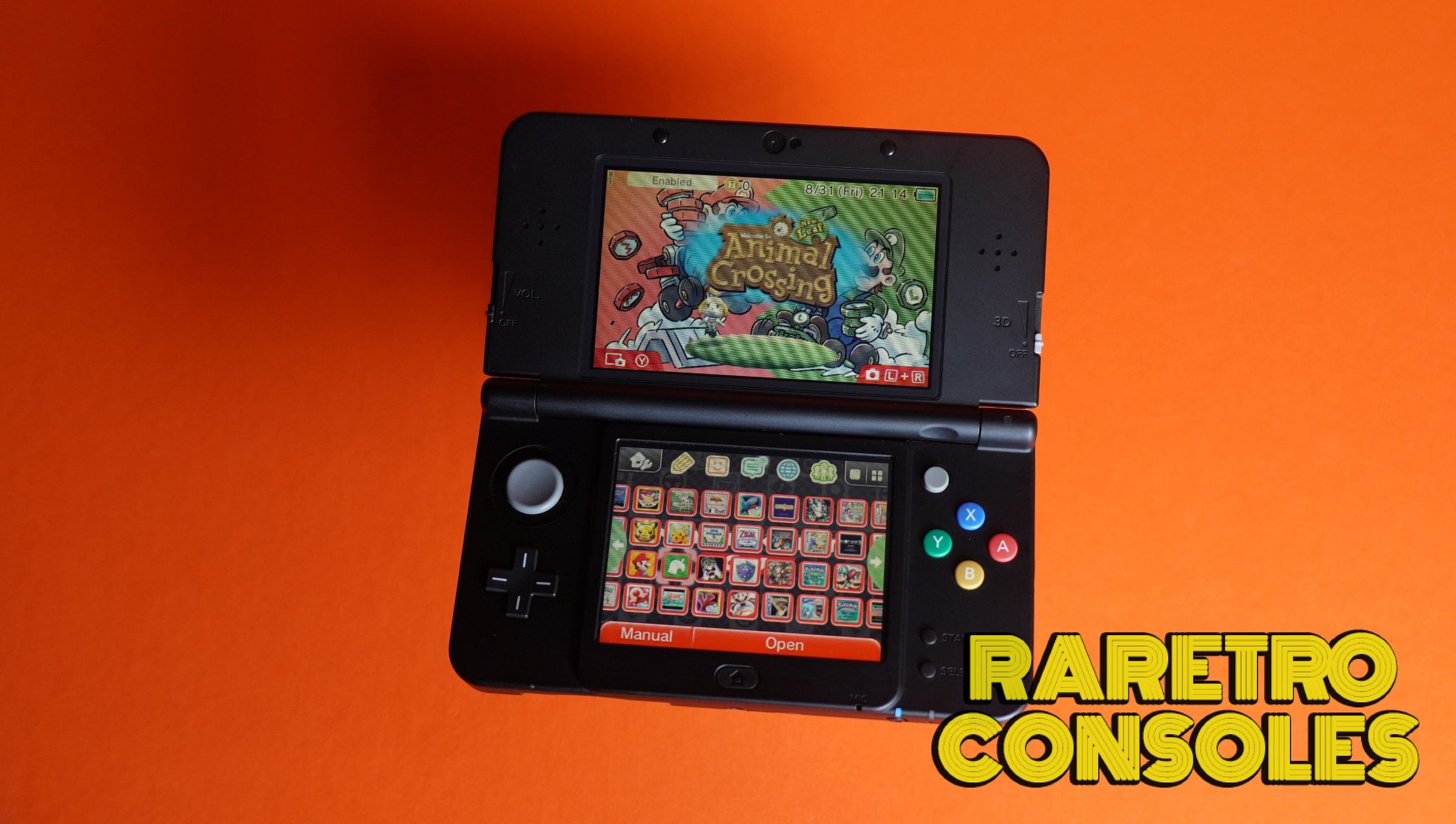 New Nintendo 3DS with No. 044 Mario Camouflage Green | Raretro