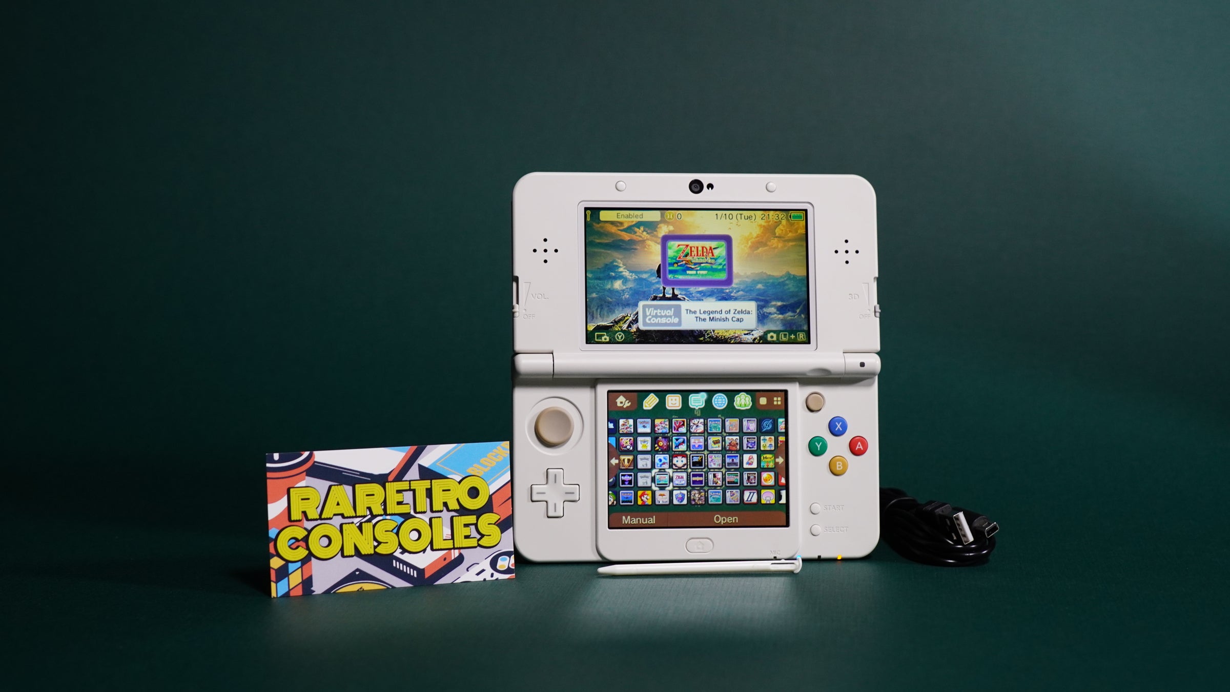 New Nintendo 3DS with Custom Legend of Zelda Plates | Raretro Consoles