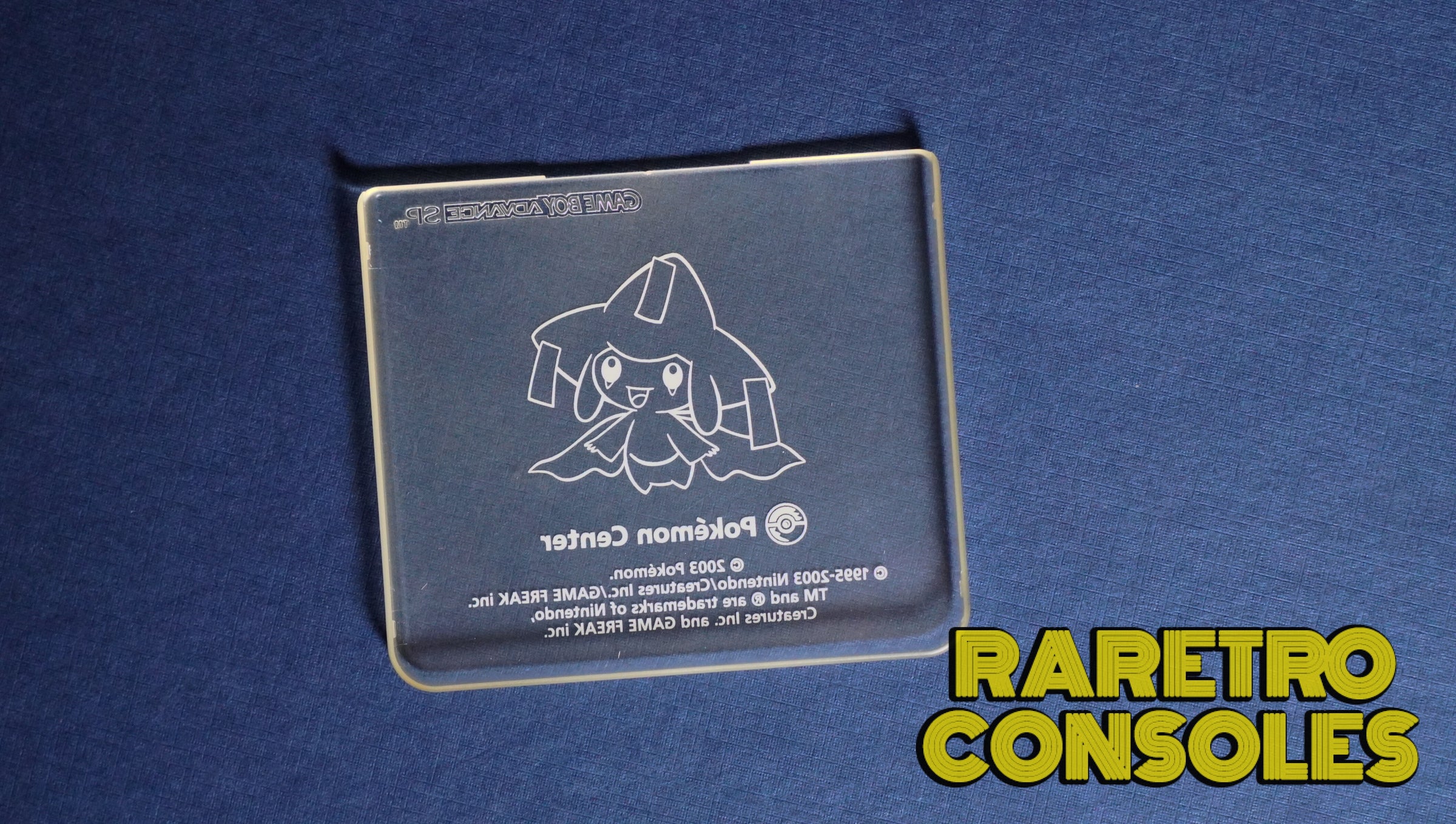 Jirachi Pokémon Center GBA SP Shell Cover – 2003 Limited Edition