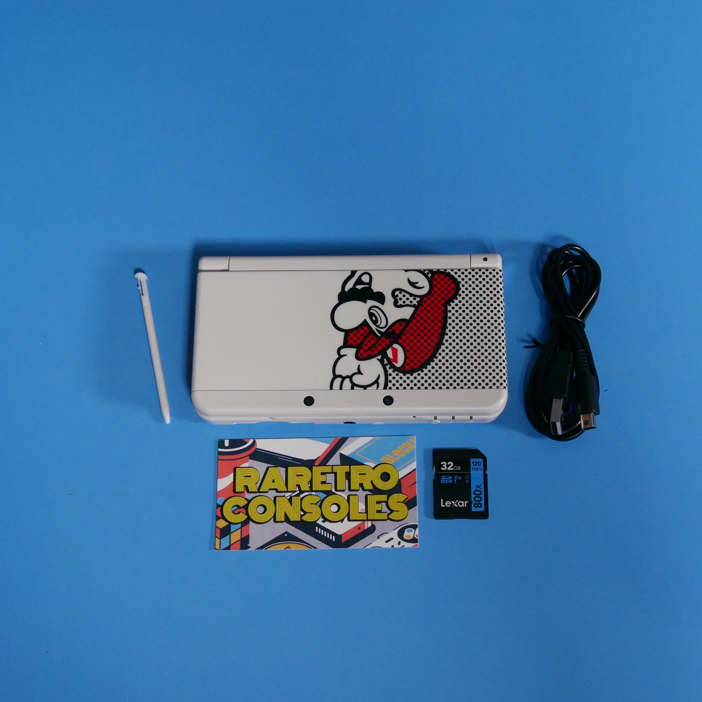New Nintendo 3DS With Docomo Picasso Mario Plates | Raretro Consoles