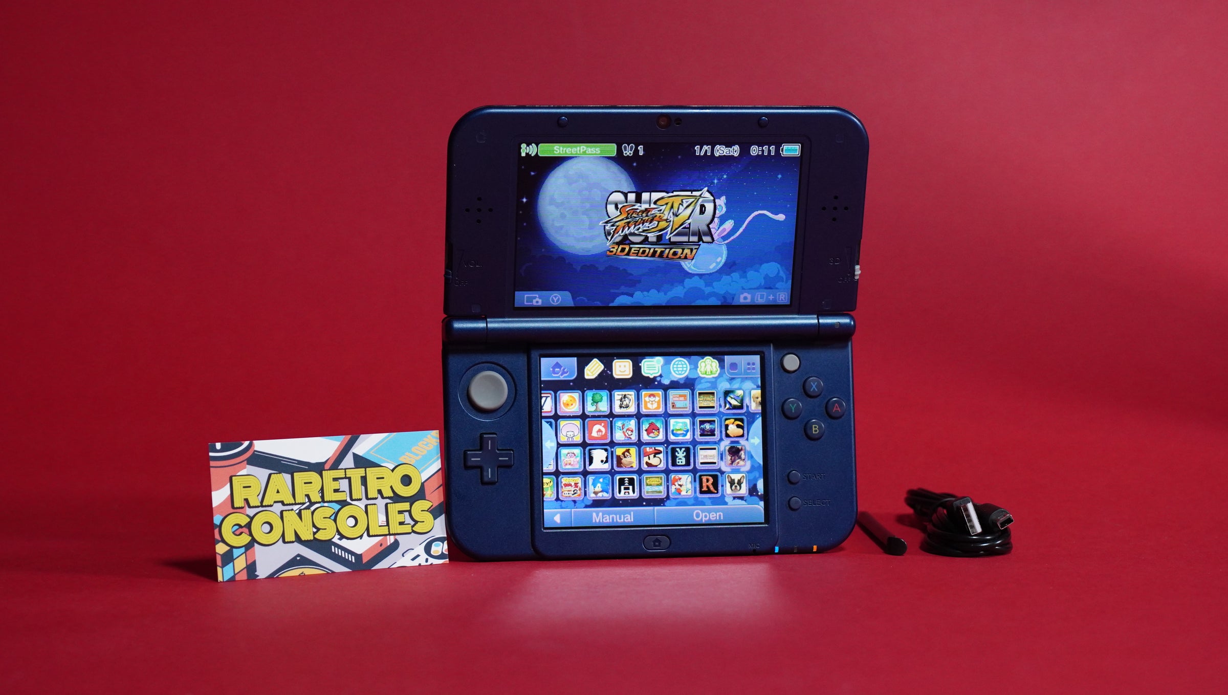 Top IPS Galaxy New Nintendo 3DS XL Limited Edition | Raretro Consoles