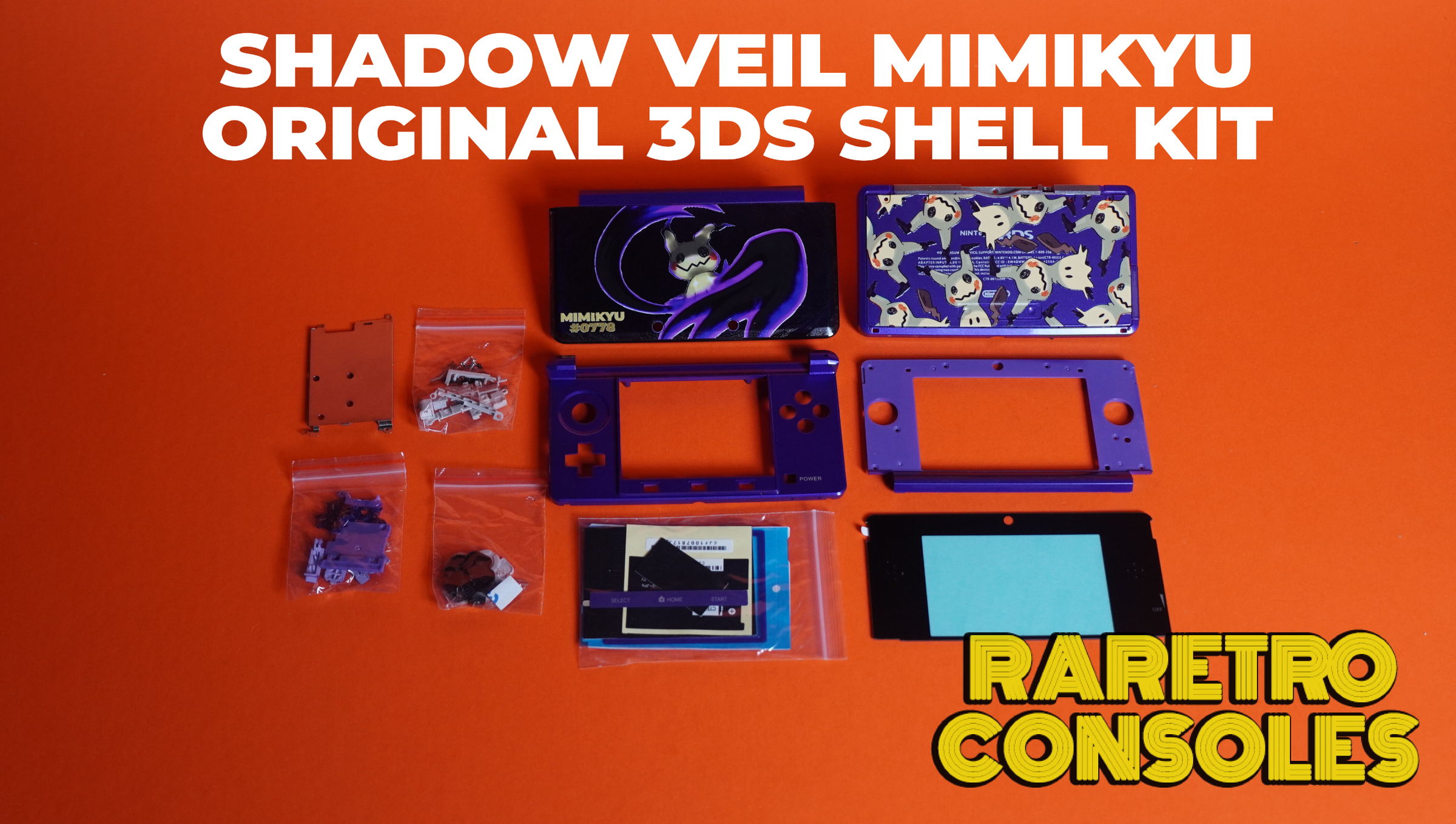 Custom Nintendo 3DS XL Buttons – Premium Replacement ABXY & D-Pad
