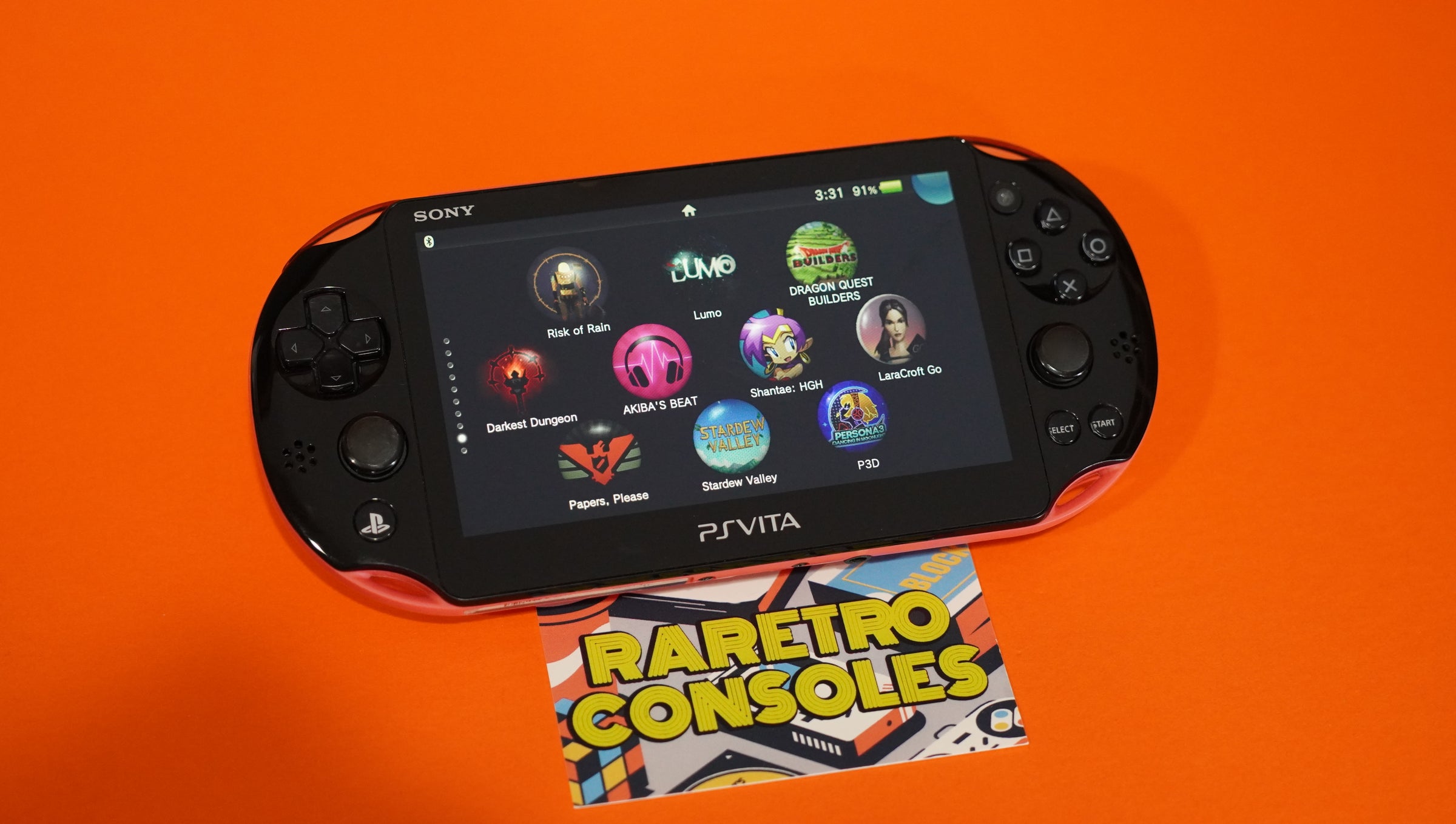 Pink x Black Sony PlayStation Vita Slim 2000 | Raretro Consoles