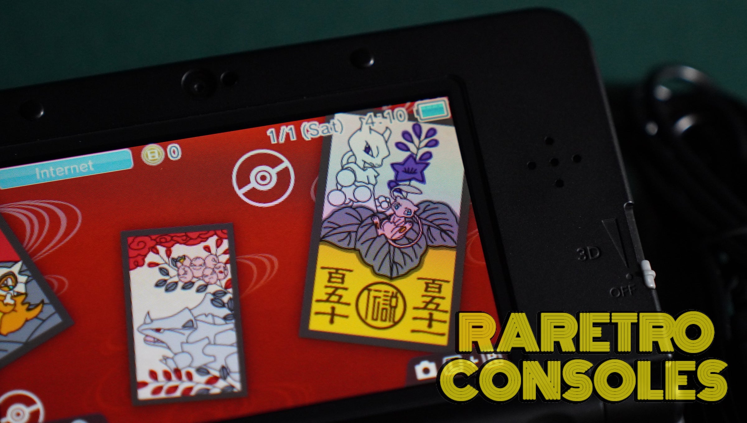 New Nintendo 3DS with Custom Hanafuda Piranha Plant and Boo Plates