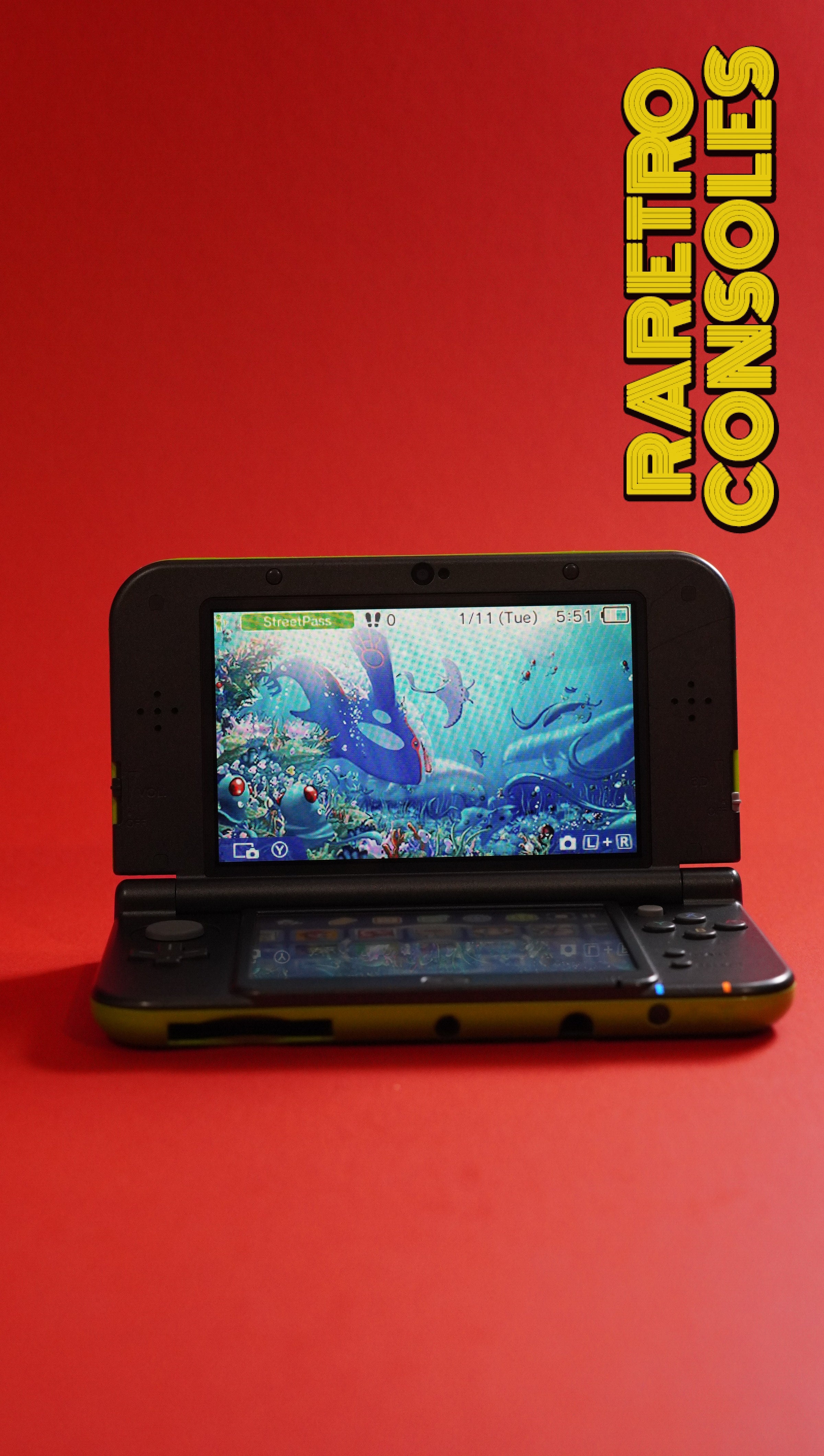 Ultimate Dual IPS & USB C Lime Green New Nintendo 3DS XL | Raretro
