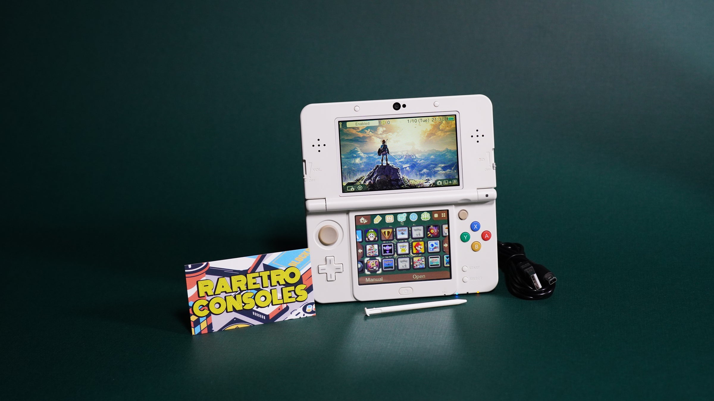 New Nintendo 3DS with Custom Legend of Zelda Plates