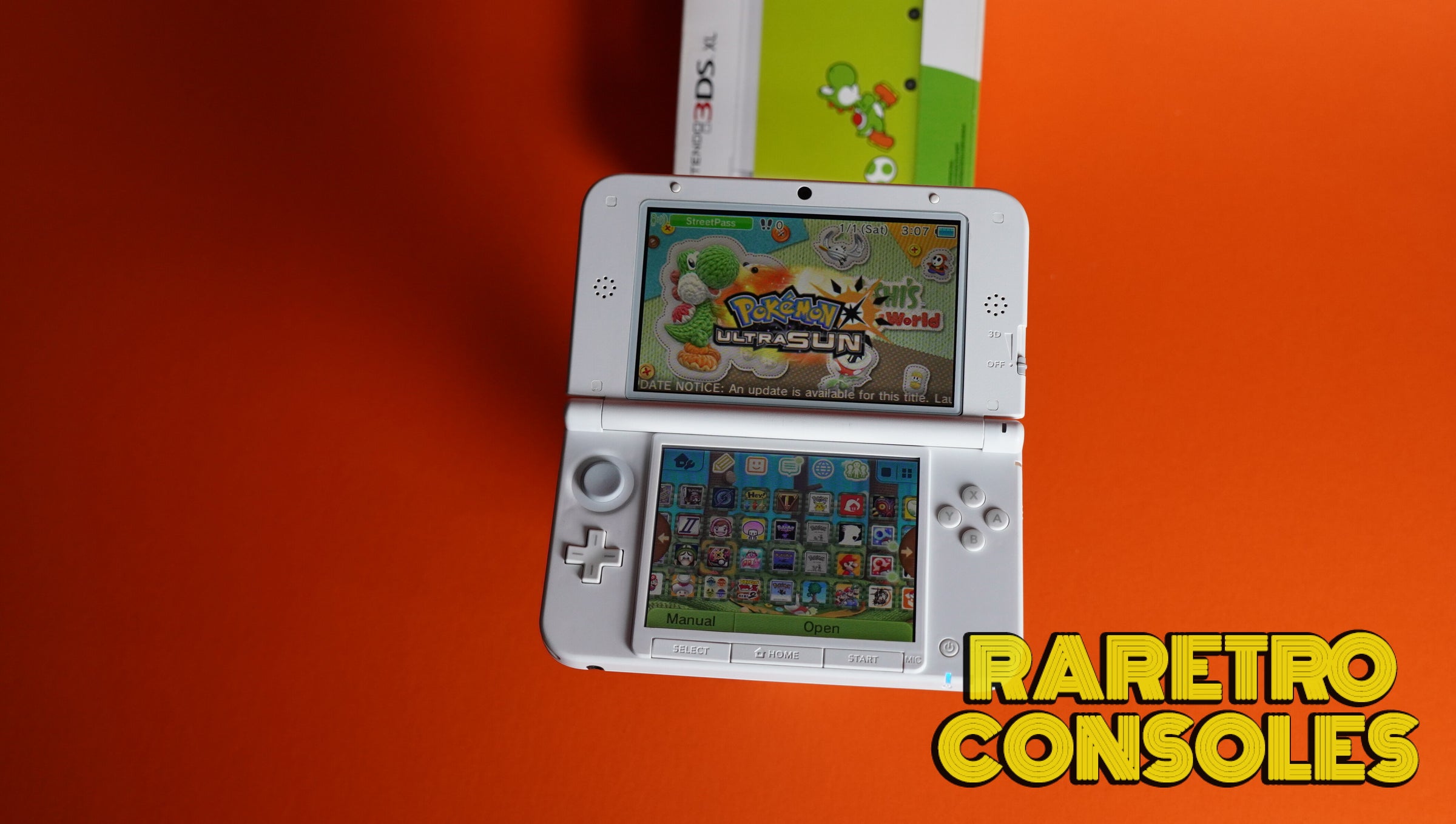Nintendo 3DS XL Yoshi Limited Edition with box | Raretro Consoles