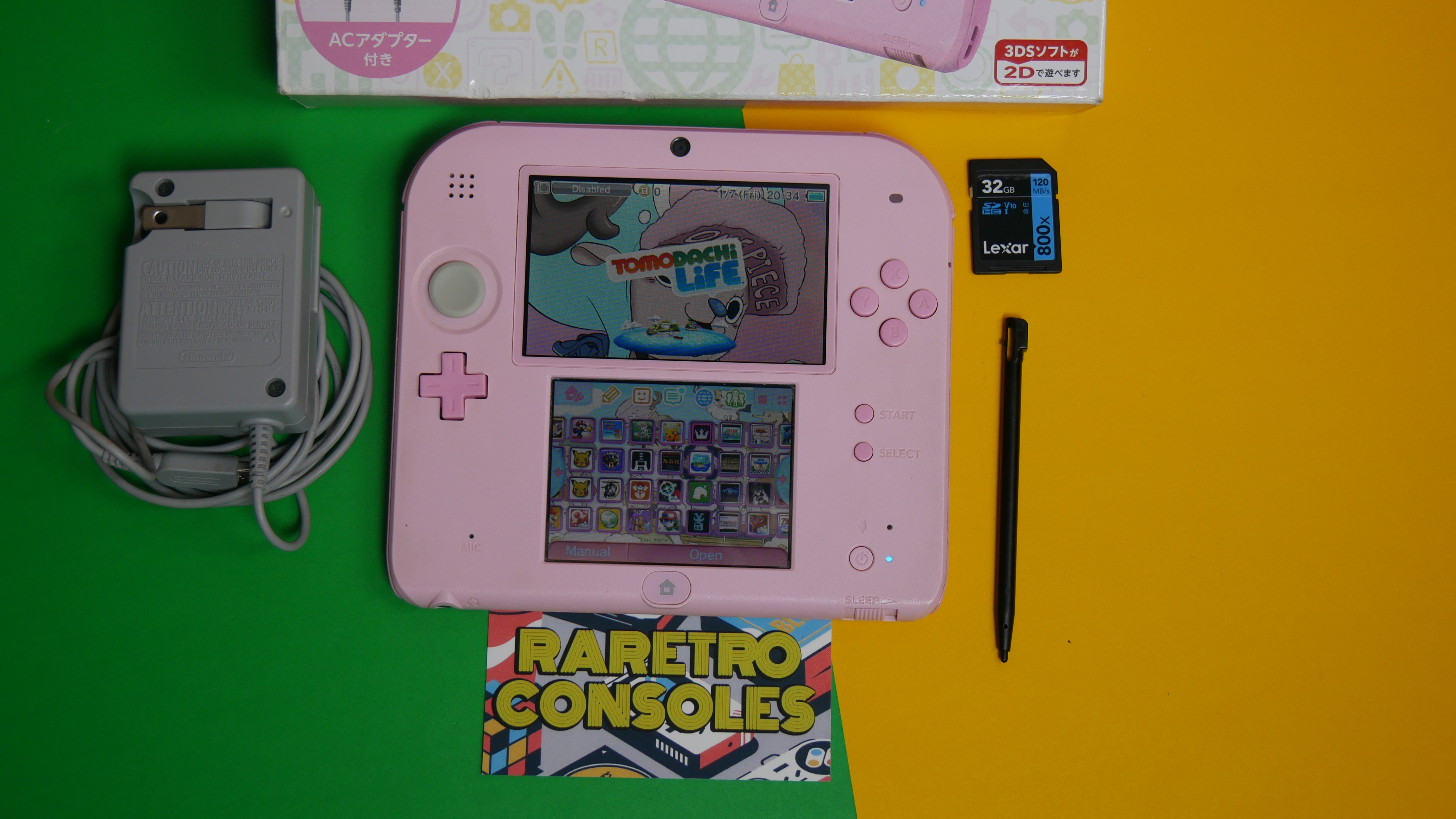 2ds ピンク　未使用 Nintendo 2DS Pink Console with Stylus Japanese ver TESTED 【DDP