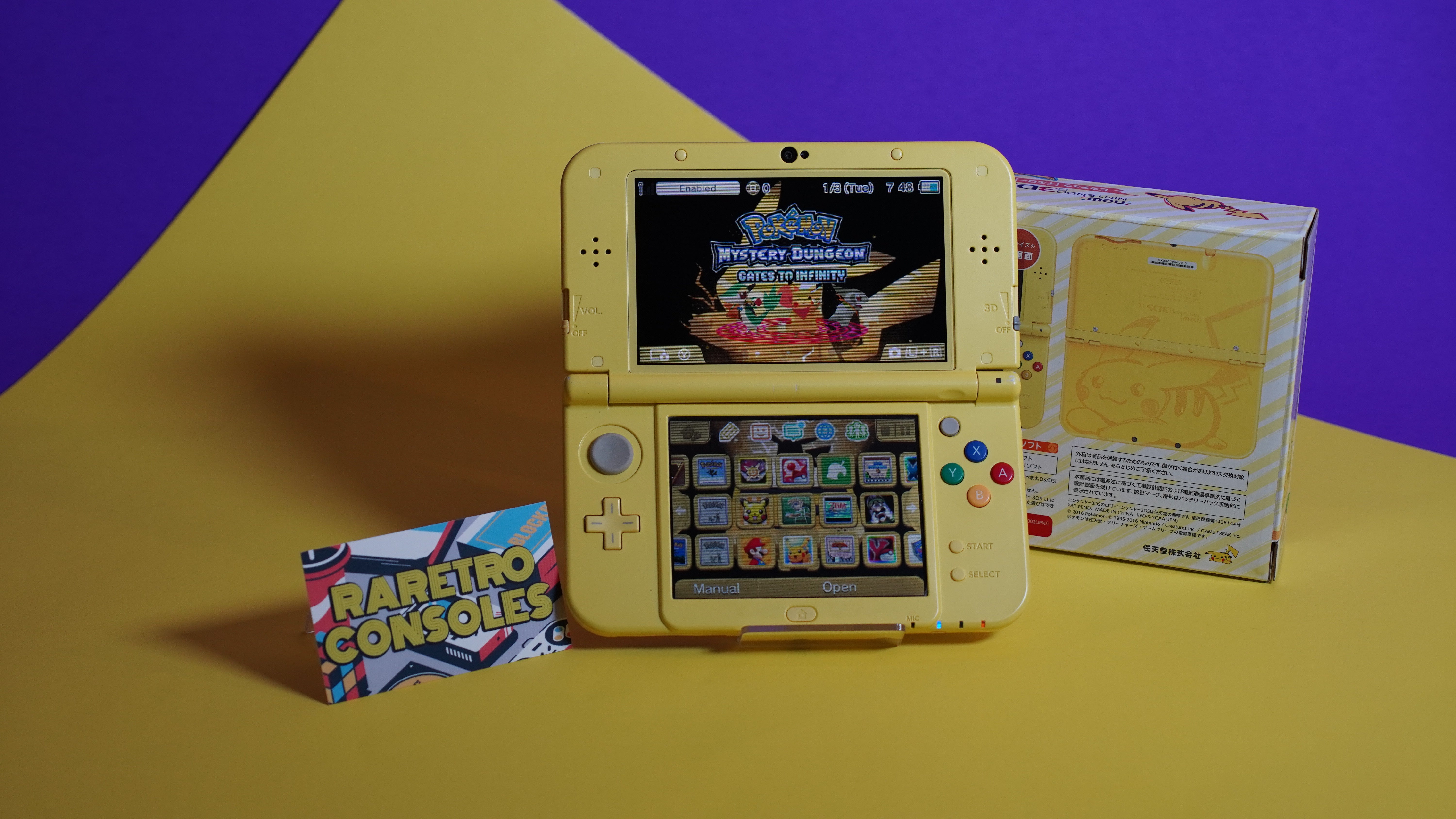 New Nintendo 3DS XL Pikachu Edition with Box | Raretro Consoles
