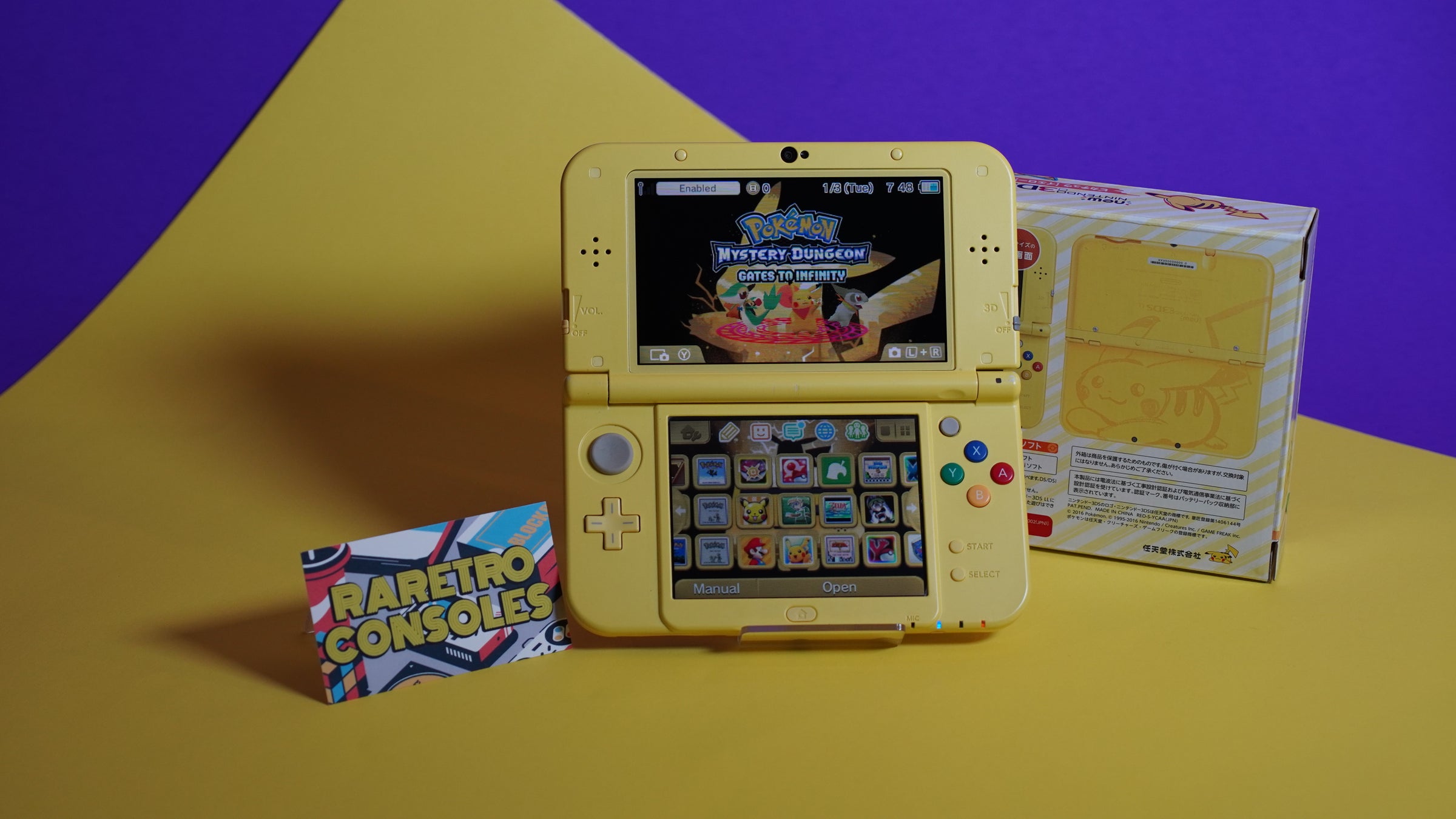 Switch、3ds.PSP3000 New Nintendo 3DS XL Pikachu Edition with Box | Raretro Consoles