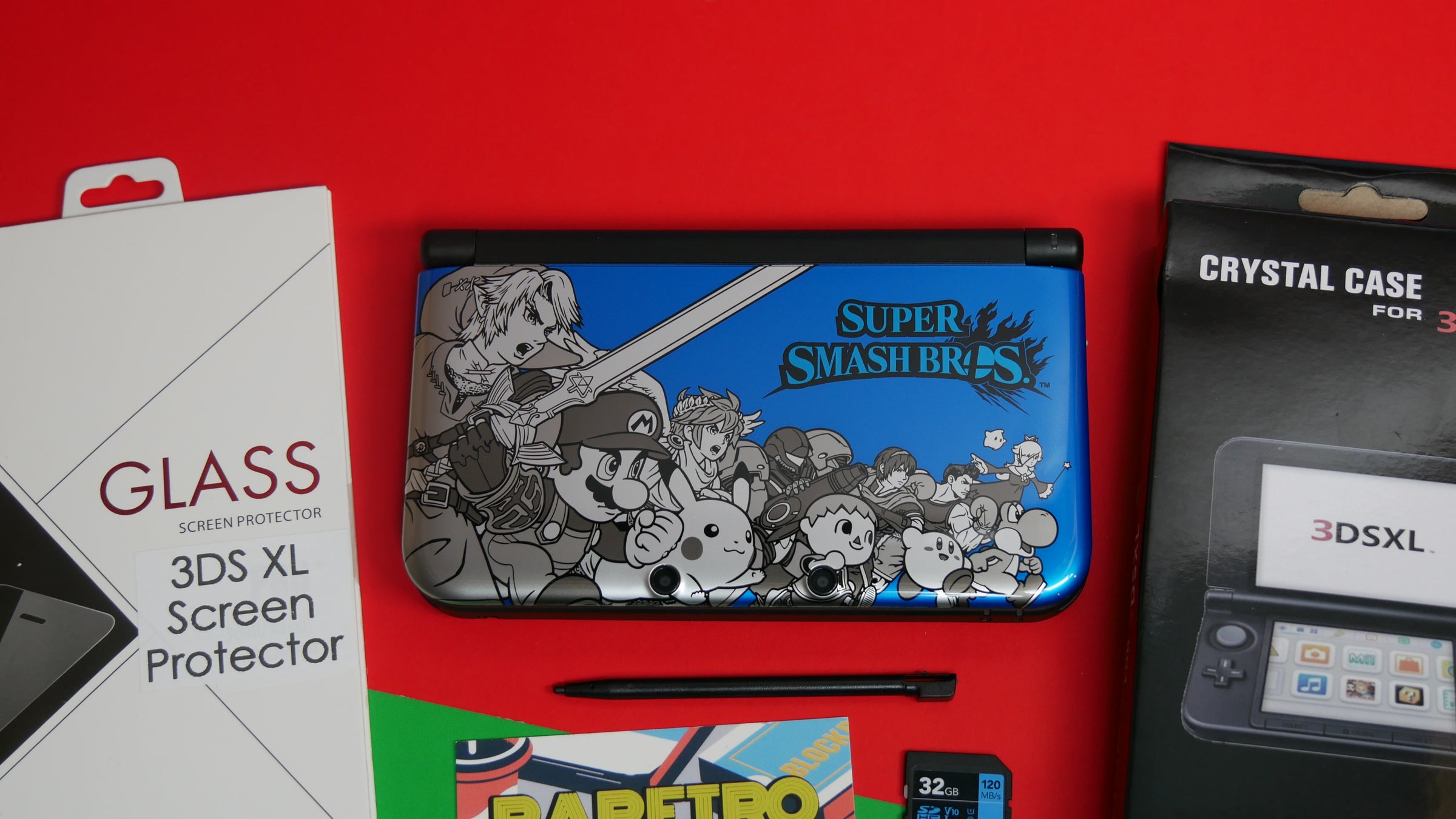 Super Smash Bros Blue Nintendo 3DS XL Special Edition | Raretro