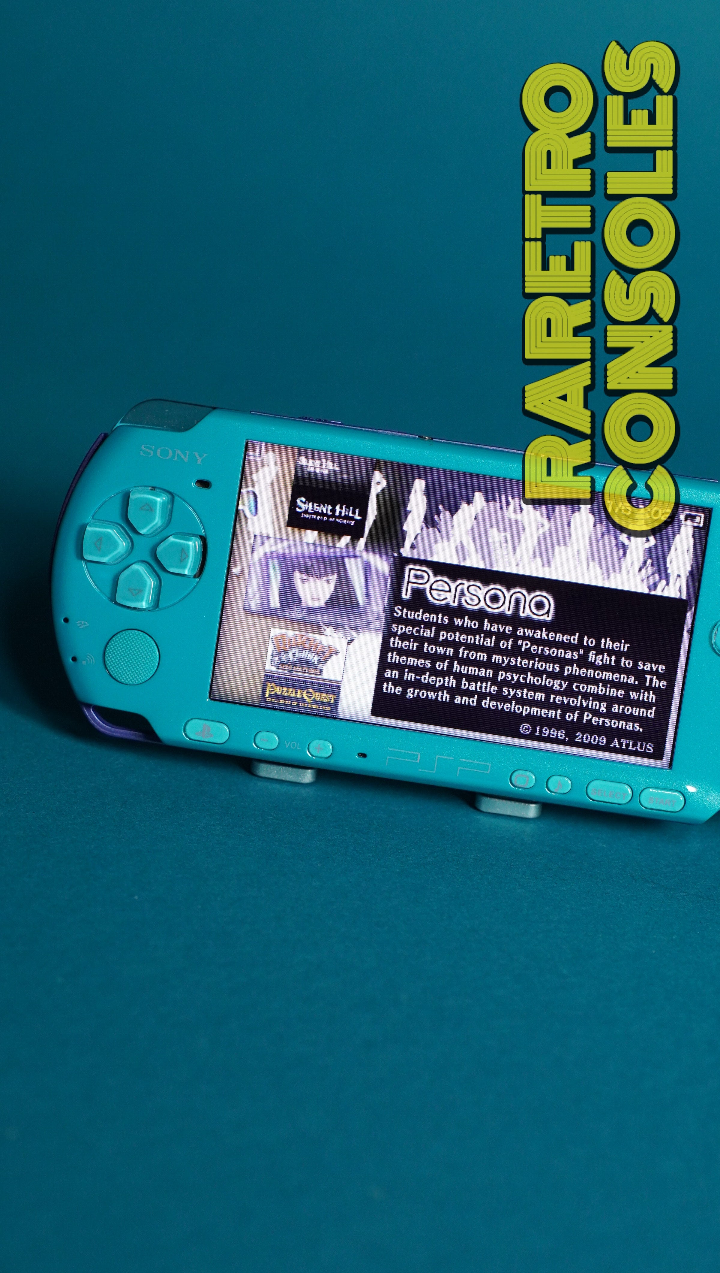 Turquoise Hatsune Miku Sony PlayStation Portable PSP 3000