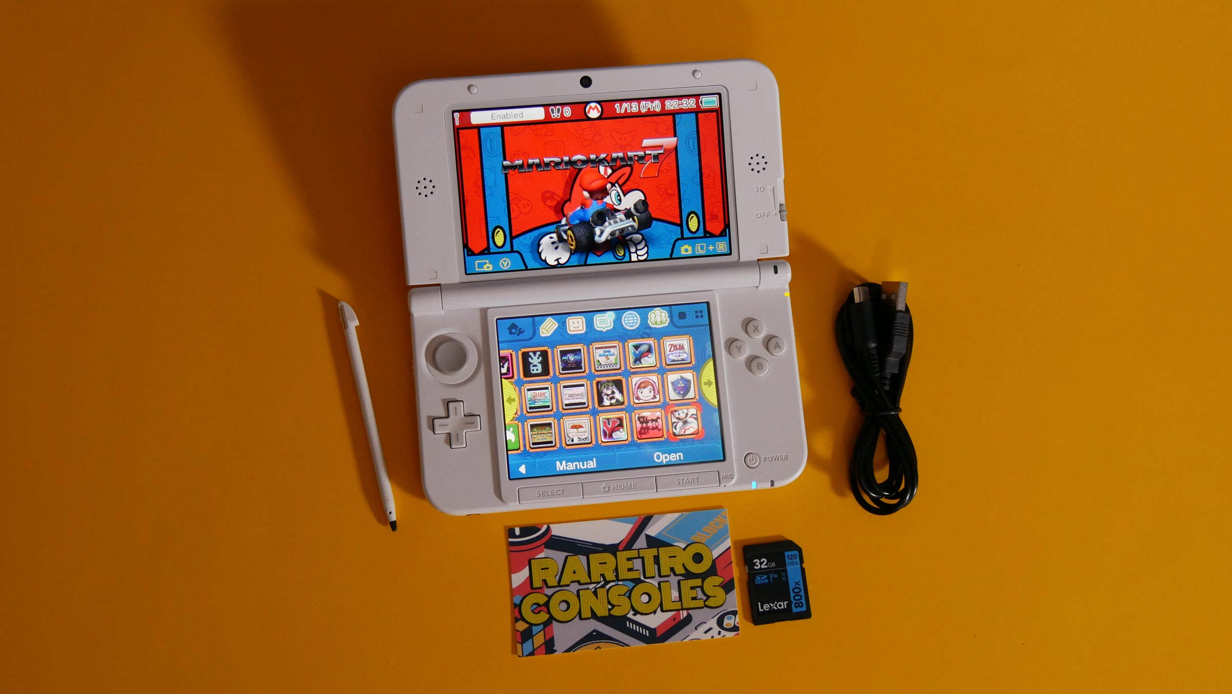 Nintendo 3DS XL Mario Red x White Edition | Raretro Consoles