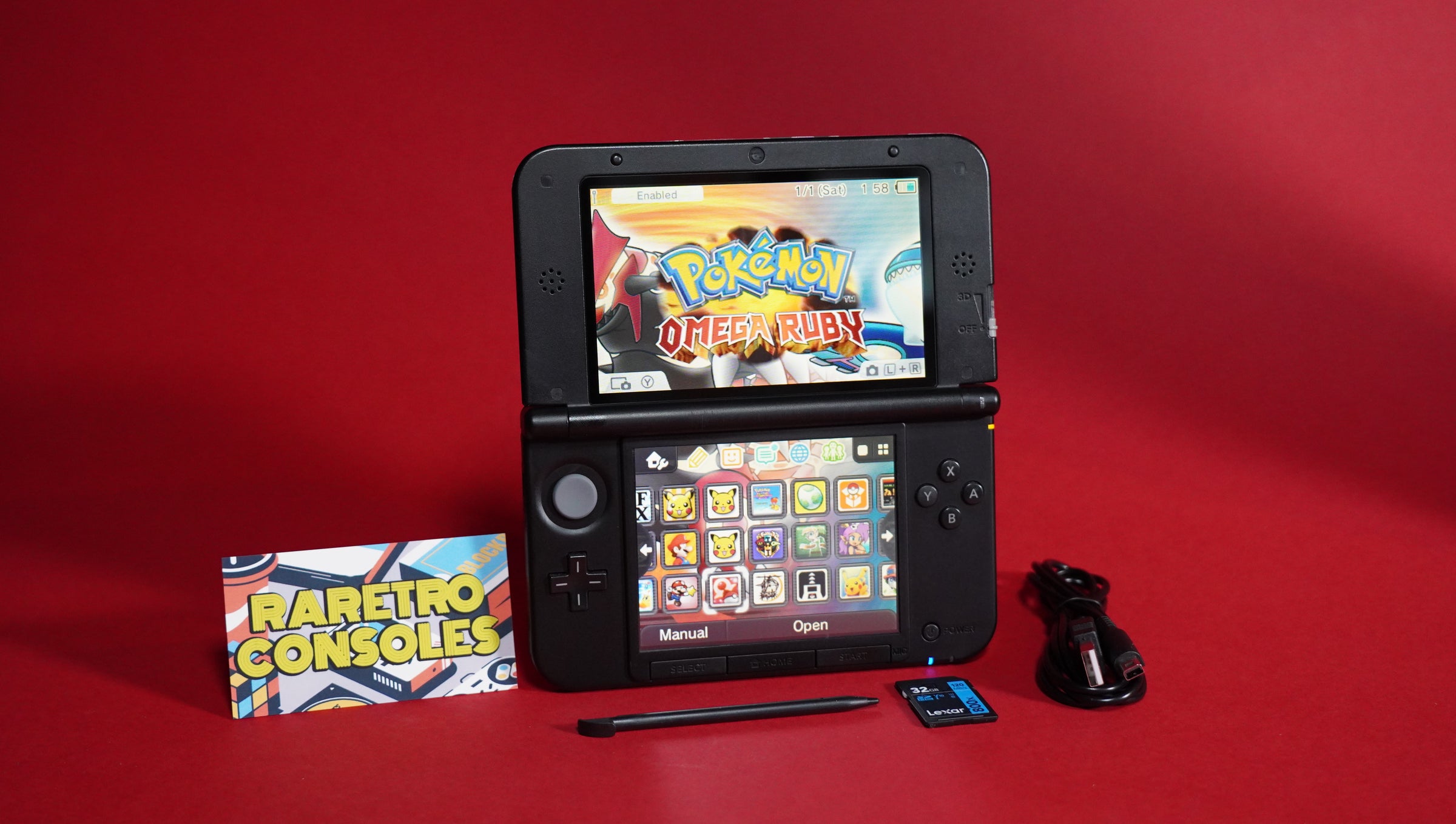 Nintendo 3DS XL Pokémon X and Y Limited Edition - Red | Raretro