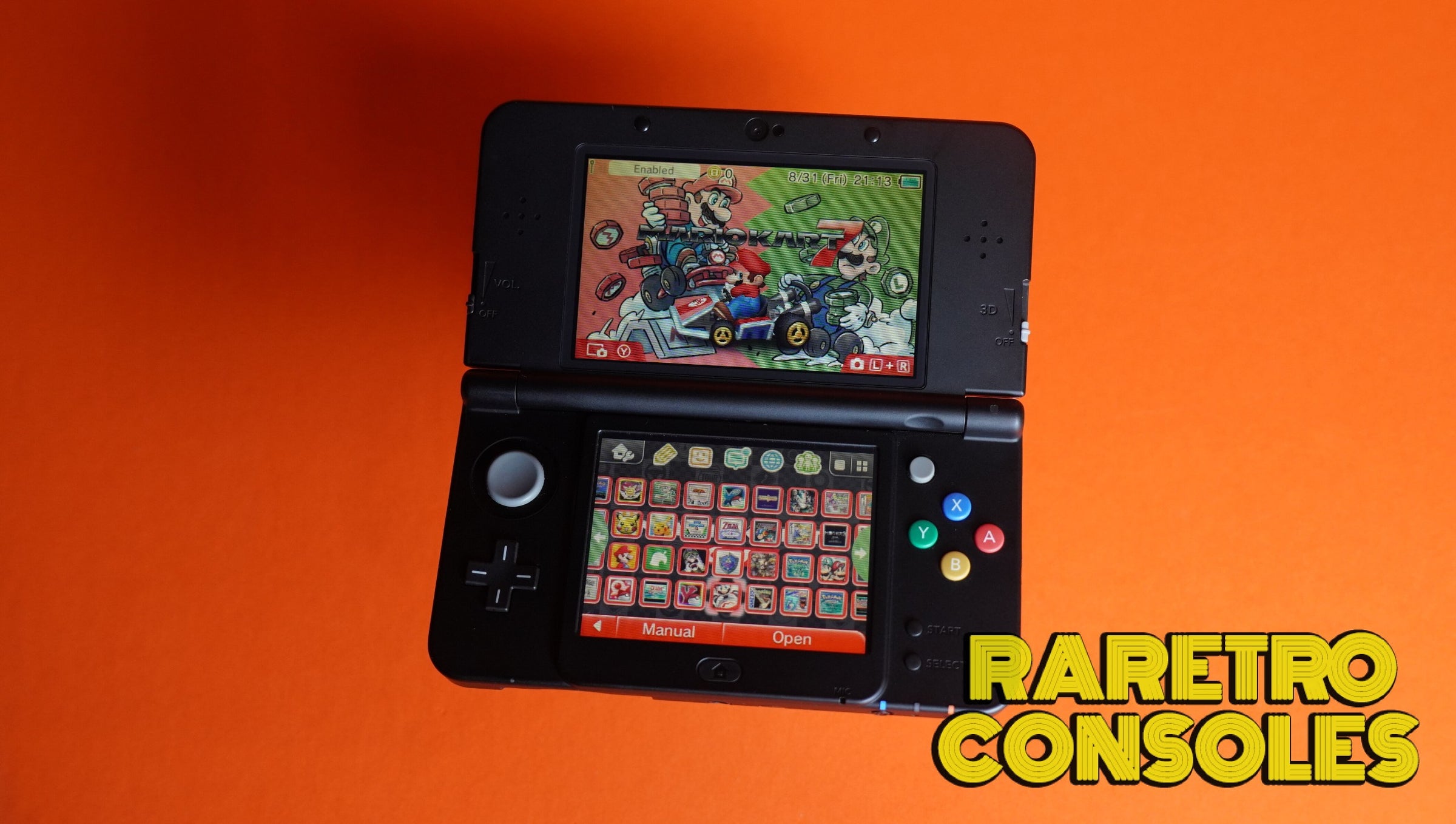 New Nintendo 3DS with No. 044 Mario Camouflage Green | Raretro