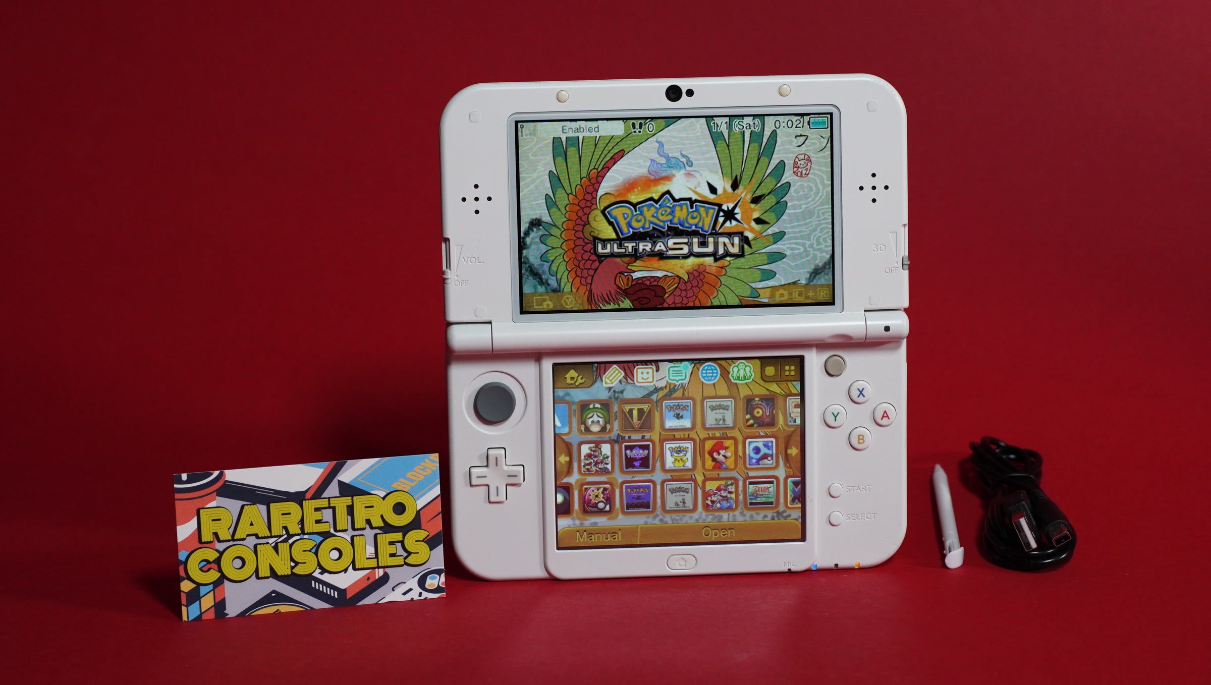 New Nintendo 3DS XL in Pearl White | Raretro Consoles