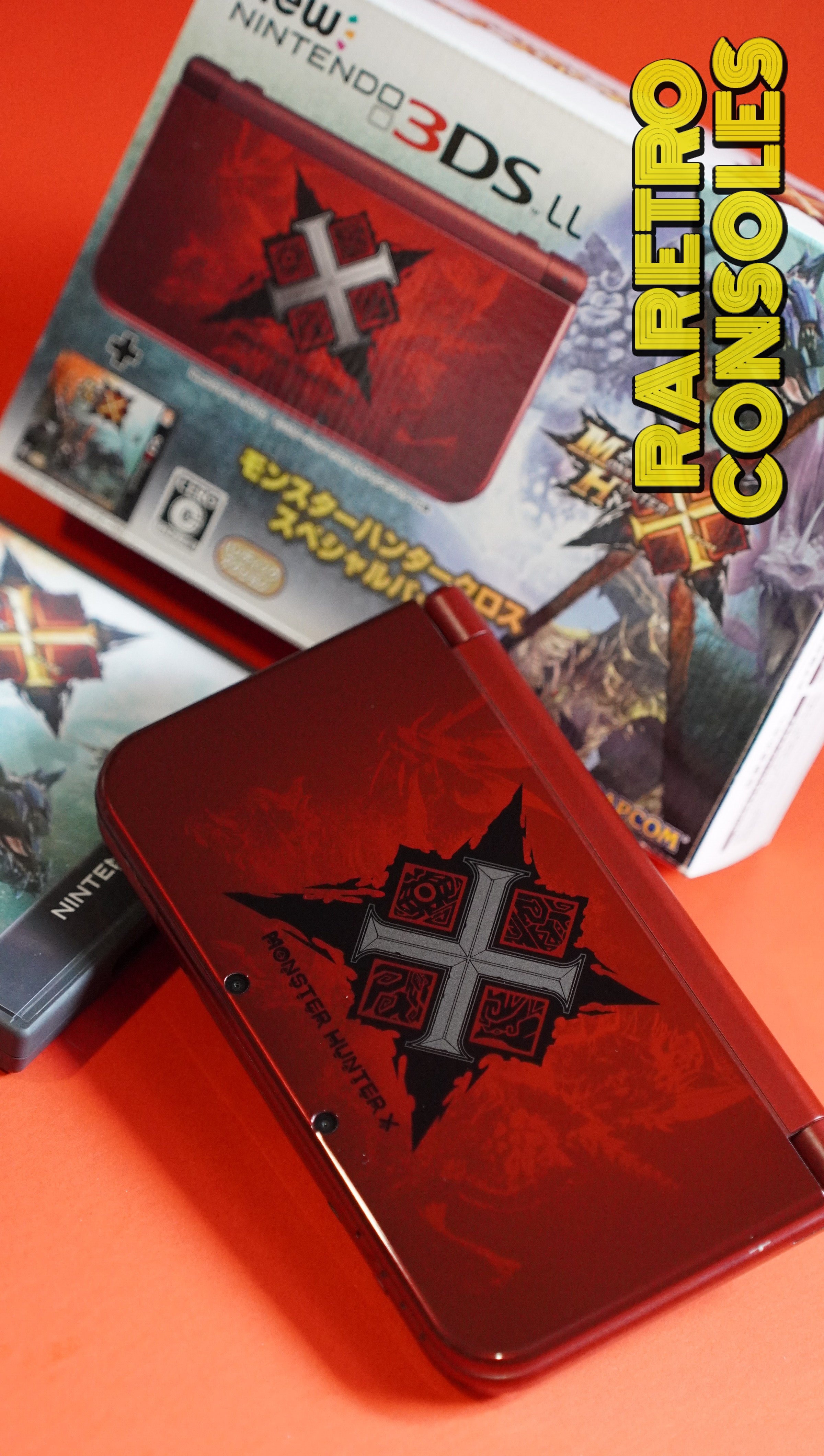 Dual IPS New Nintendo 3DS XL Monster Hunter Generations X with Box 