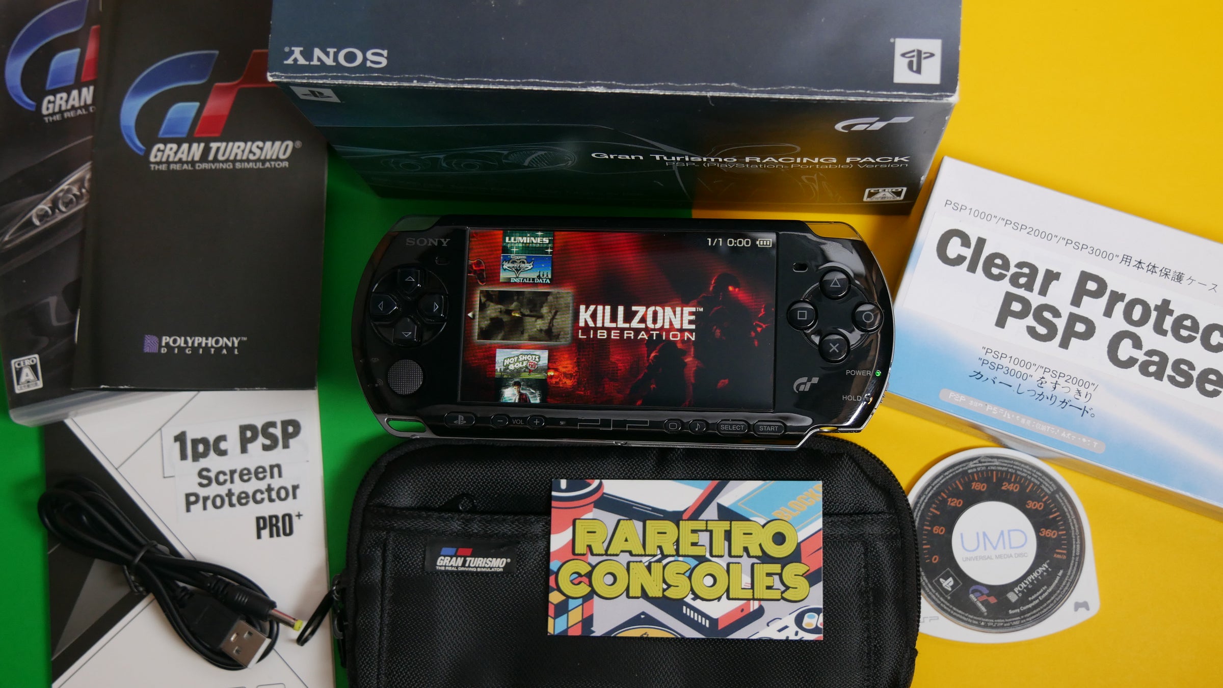 PlayStation Portable - 【付属品つき】PSP3000 グランツーリスモ RACING PACKセット Sony PSP 3000 Limited Edition Gran Turismo Racing Pack with