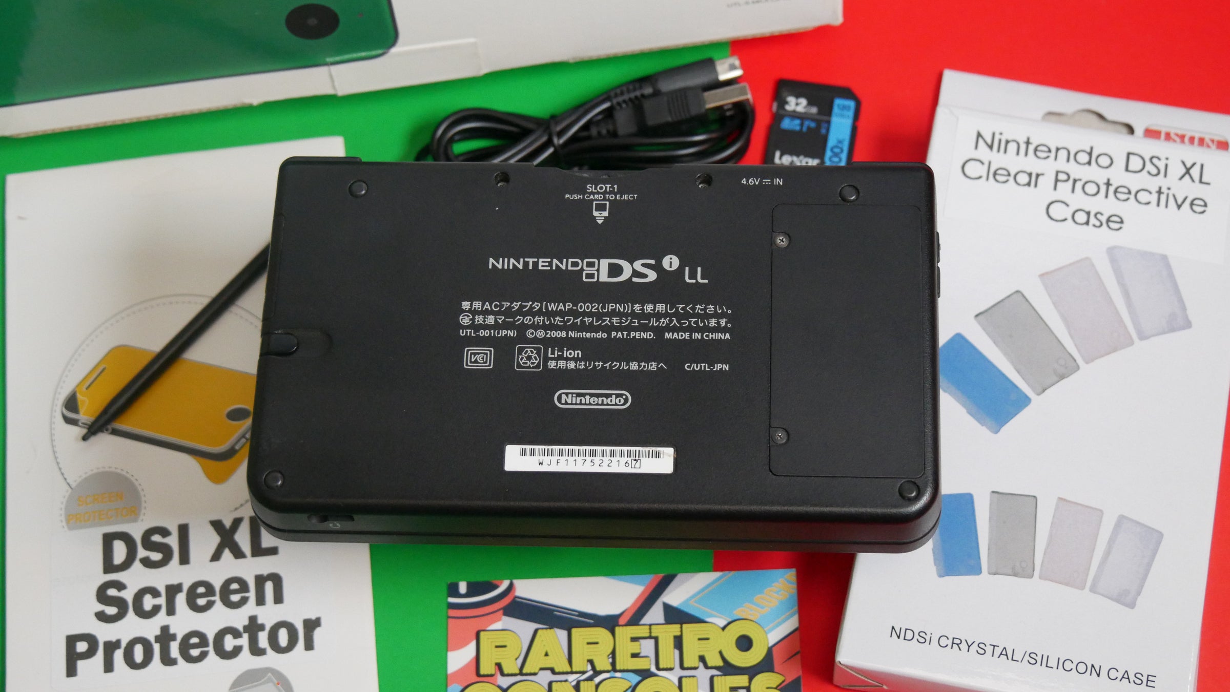 Launch Day Green Nintendo DSi XL With Box | Raretro Consoles