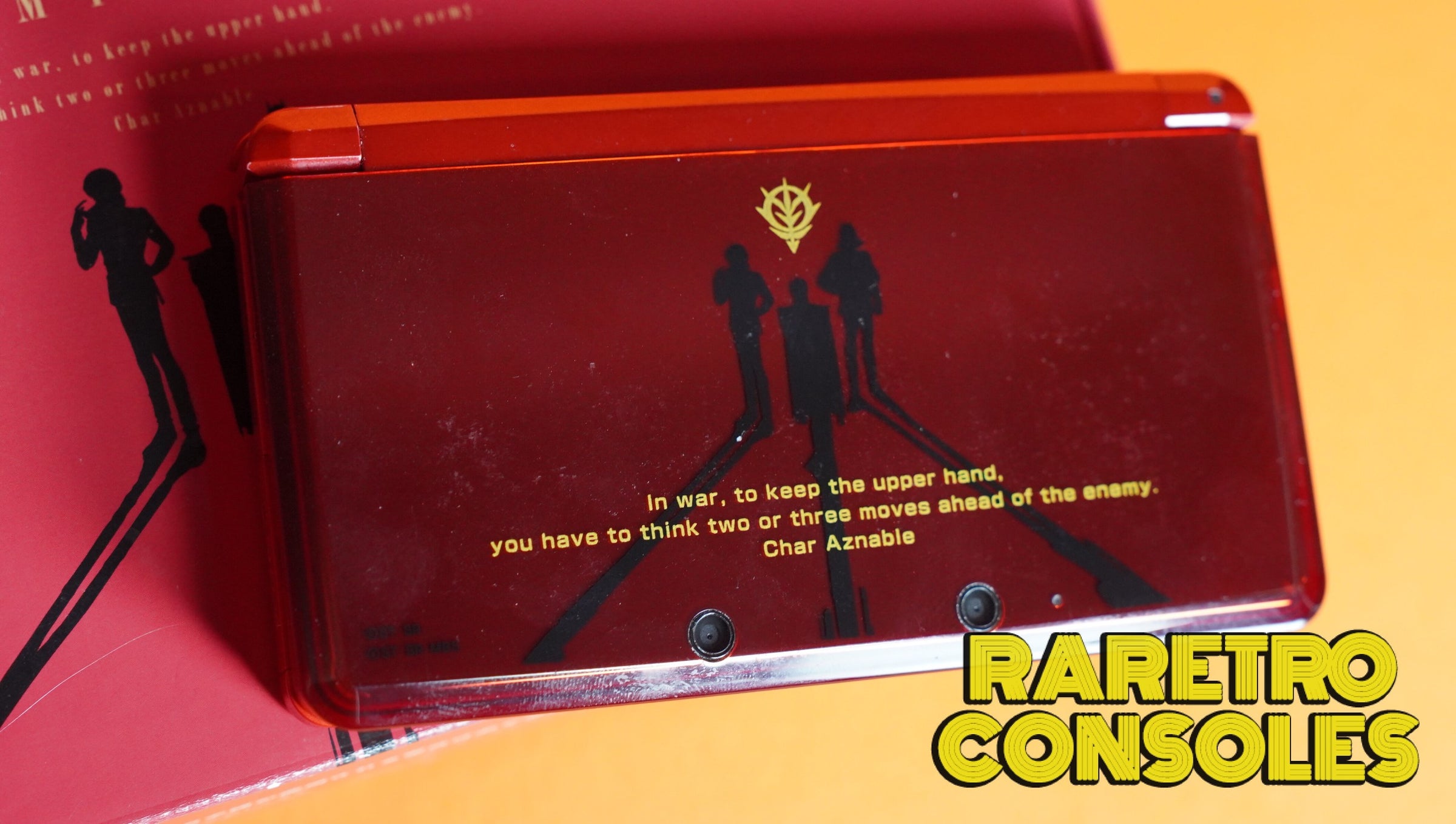 Gundam Char's Customized Nintendo 3DS Premium Box | Raretro Gundam Char's Customized Nintendo 3DS Premium Box | Raretro