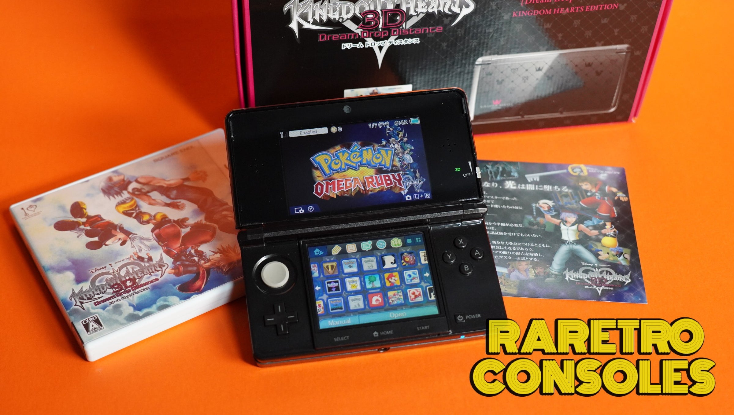 Nintendo 3DS Kingdom Hearts 3D Dream Drop Distance Console with